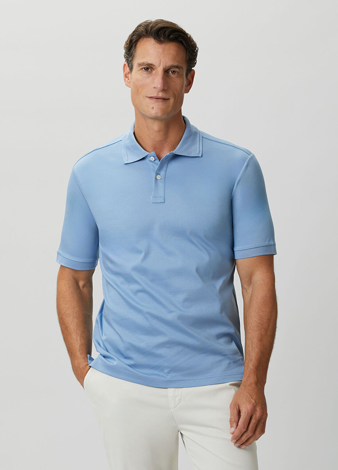 Eton Açık Mavi Polo Yaka T-shirt