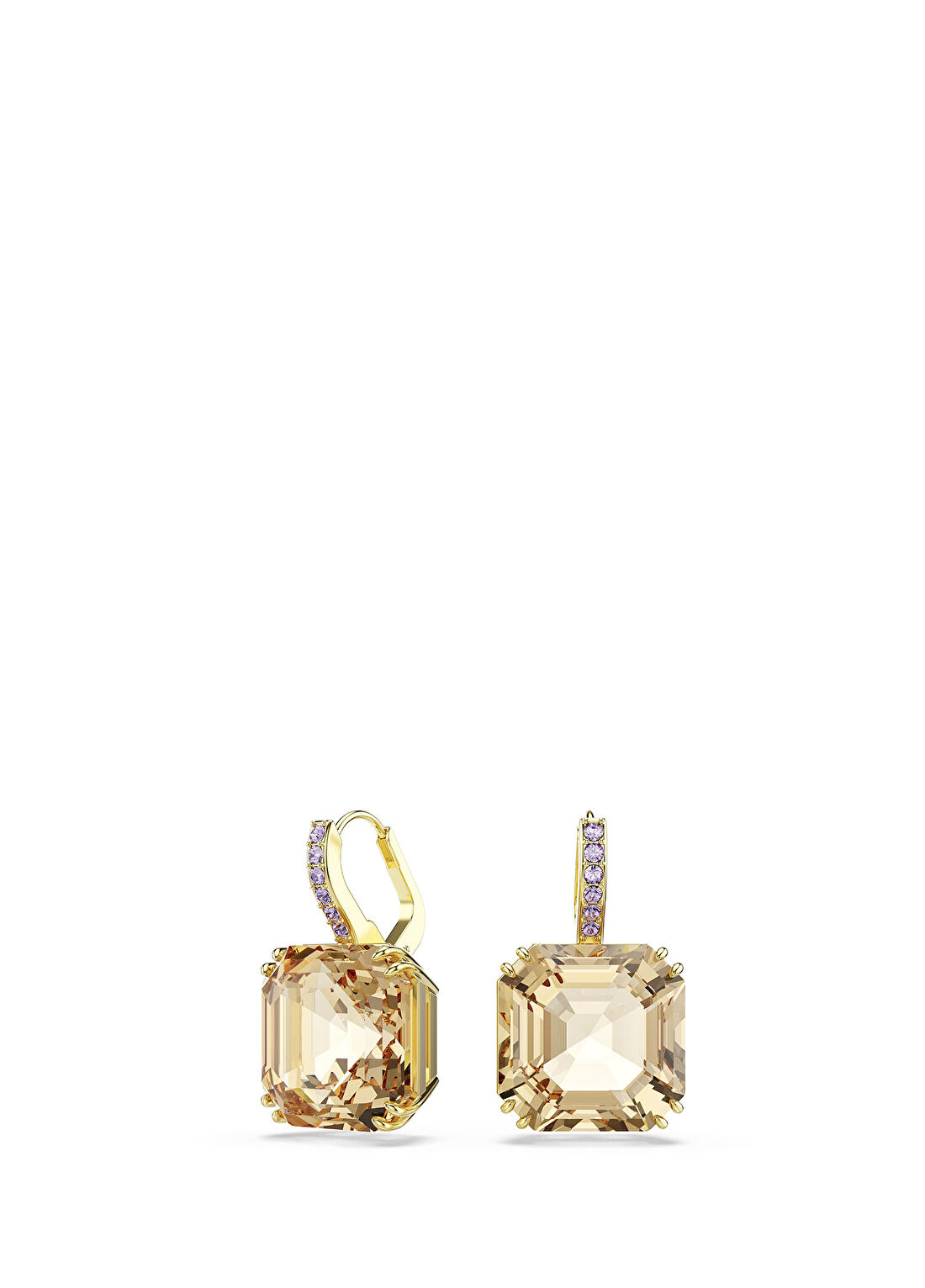 Swarovski Mıllenıa Pe Square Lcto Gos Altın Kaplama Kadın Küpe 5725744