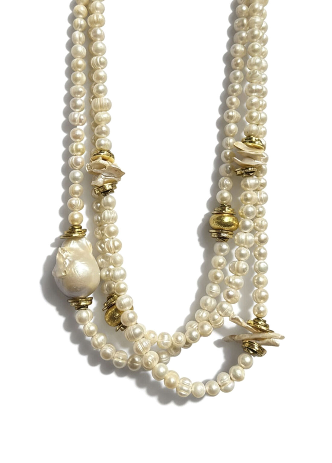 La Pluie Mythique Necklace 22 Ayar Altın Kaplama Kadın Kolye