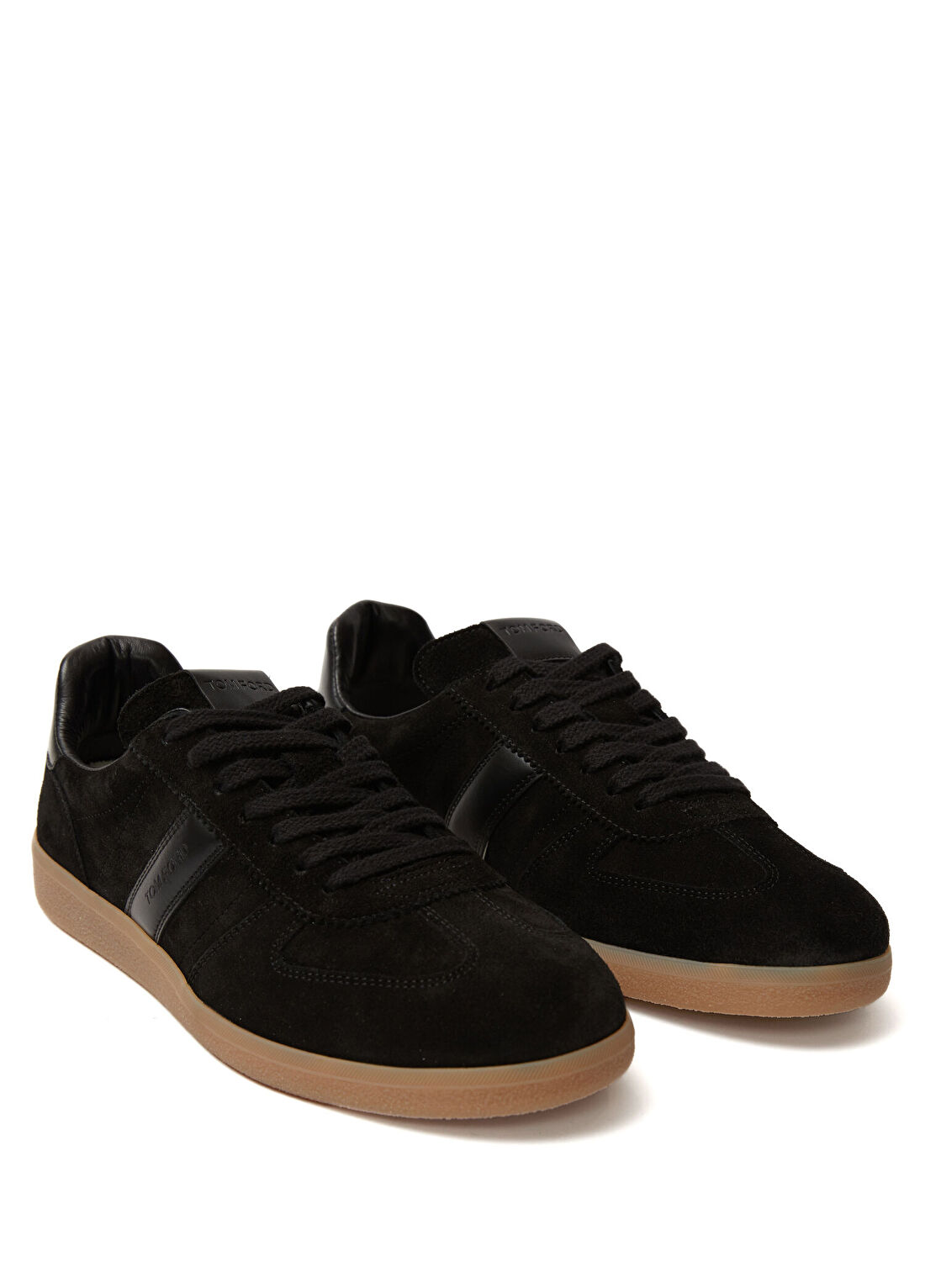 Tom Ford Siyah Erkek Süet Sneaker görsel 2