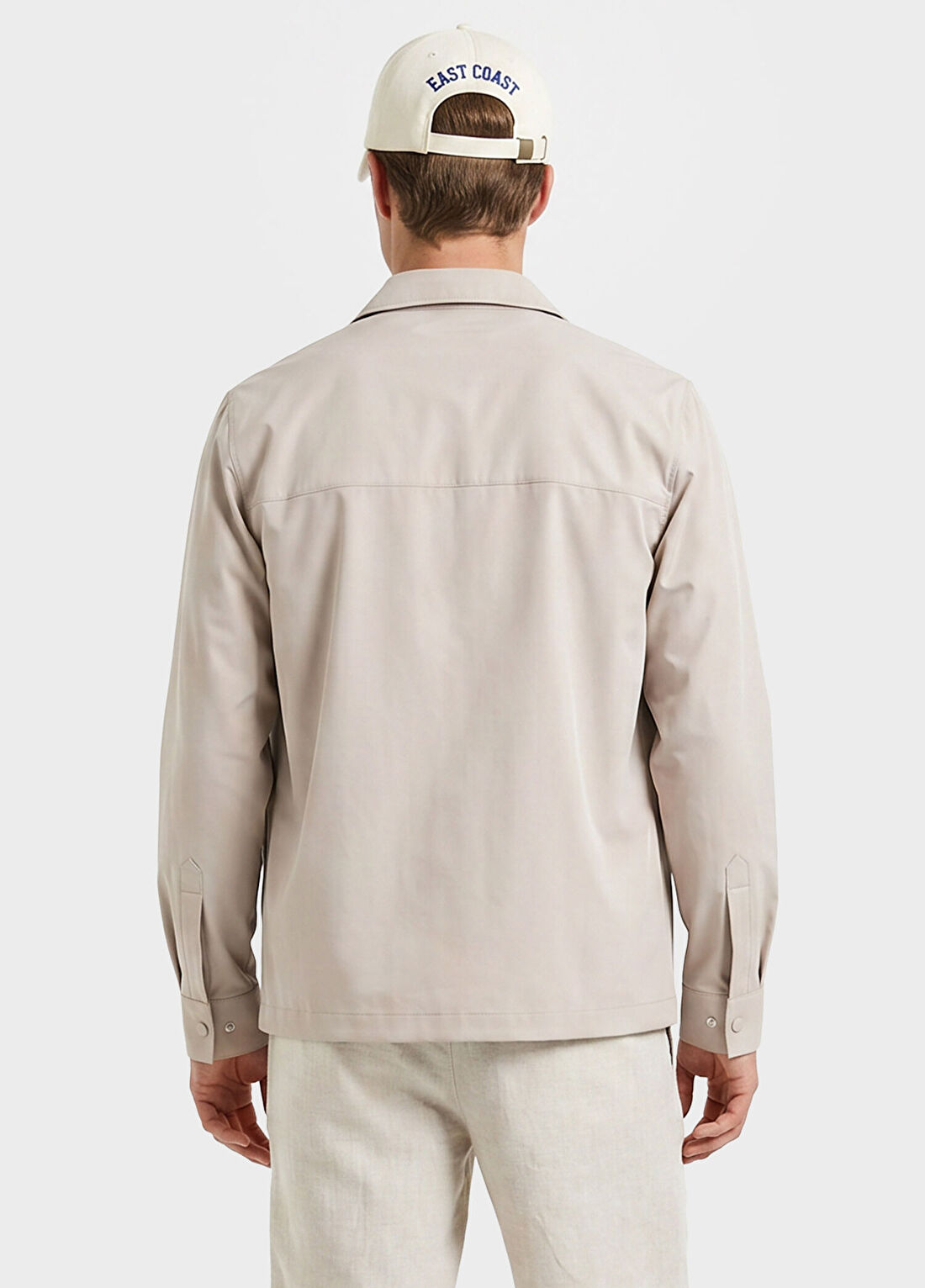Gant Bej Gömlek Yaka Relaxed Fit Erkek Ceket görsel 2