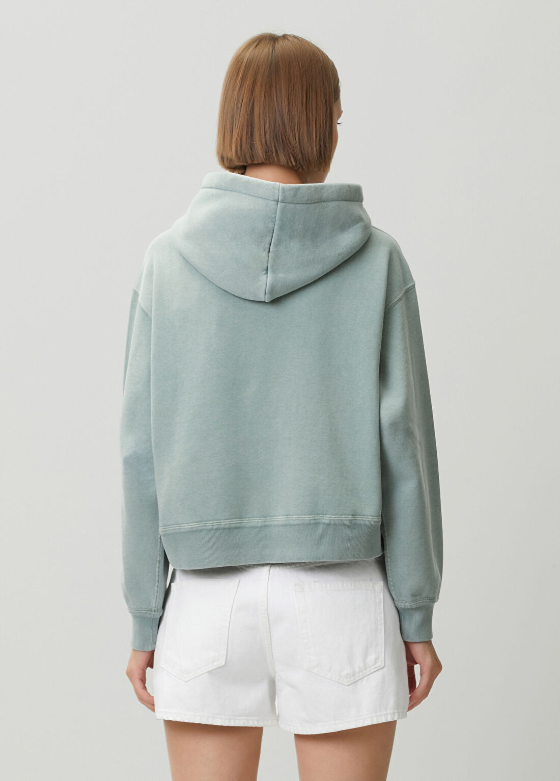 Marant Etoile Salmy Açık Yeşil Kapüşonlu Sweatshirt görsel 4