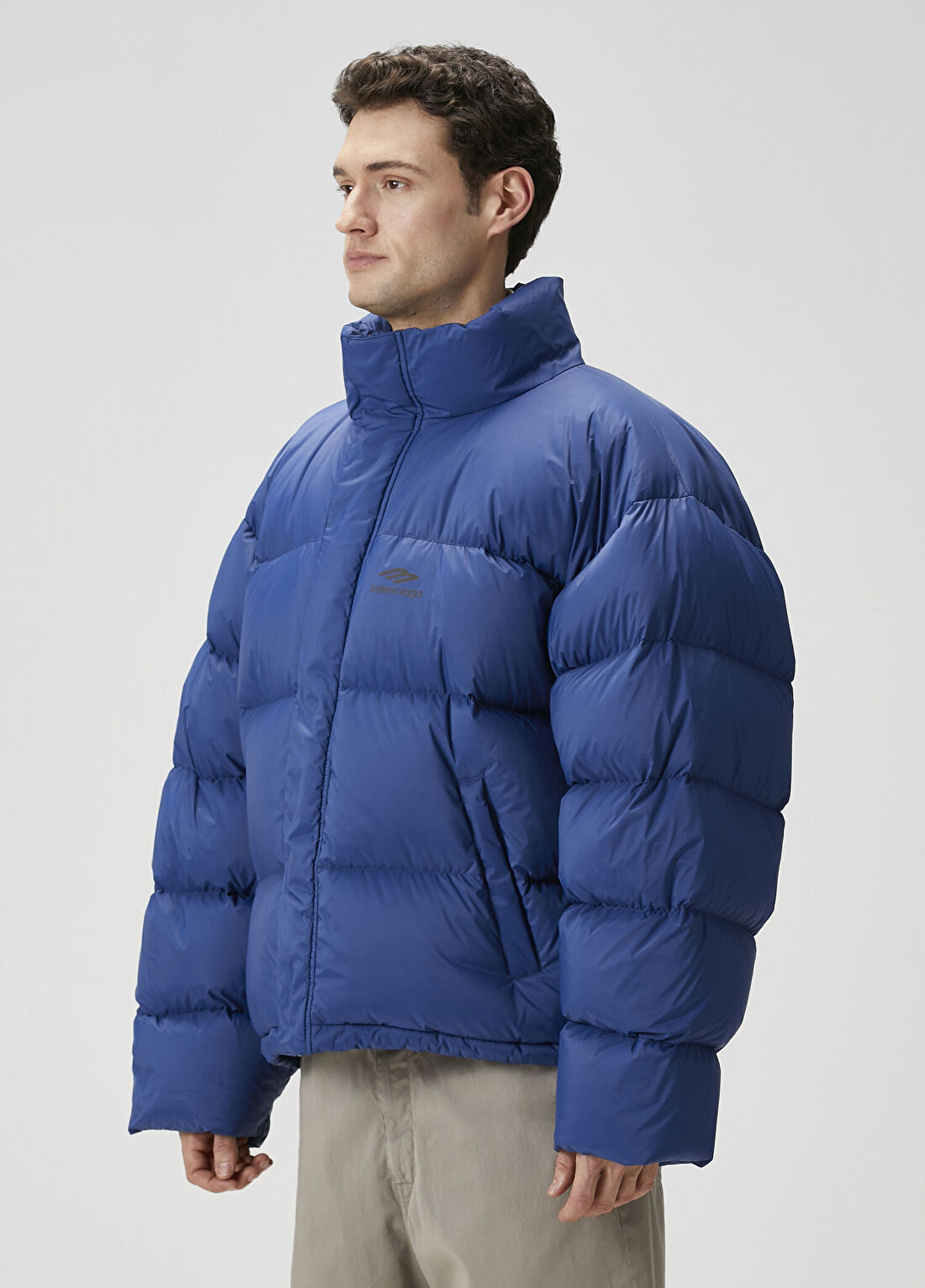 Balenciaga Mavi Puff Mont görsel 3