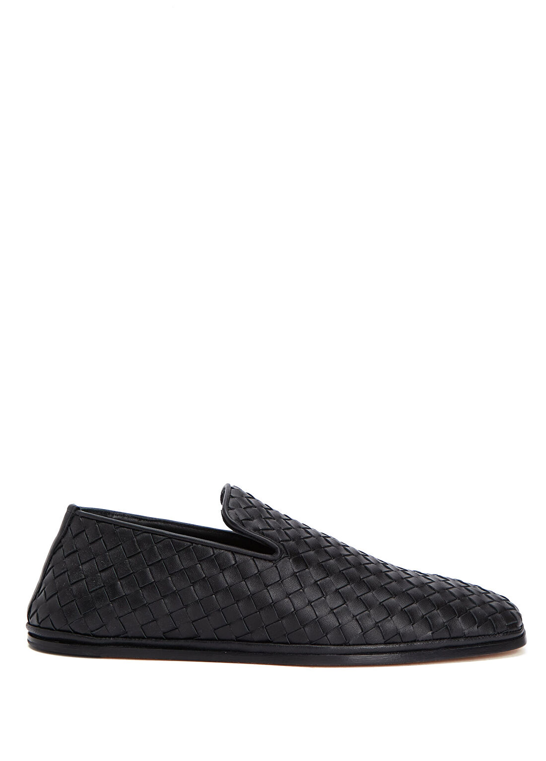Bottega Veneta Palazzo Siyah Kadın Deri Loafer