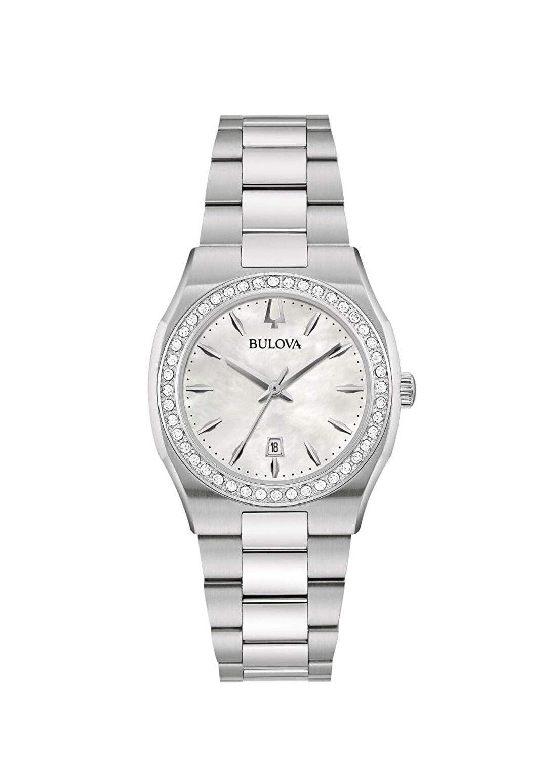 Bulova 96R245 Gri Çelik Kadın Kol Saati