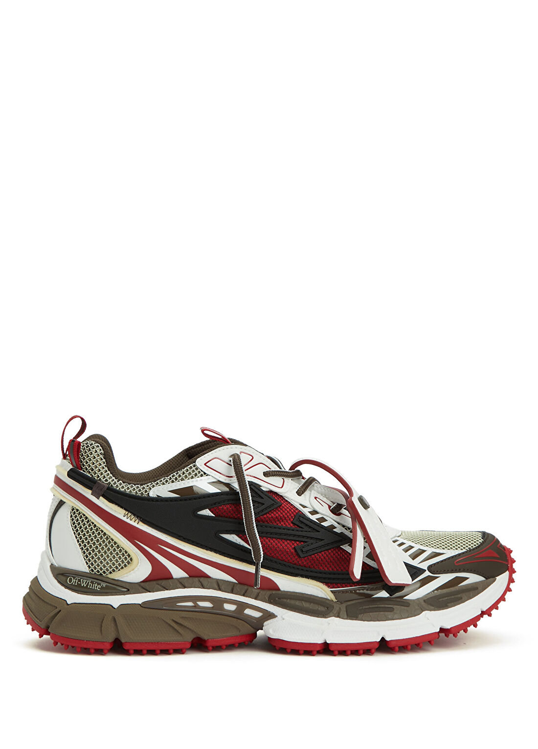 Off-White Be Right Kırmızı Gri Erkek Sneaker