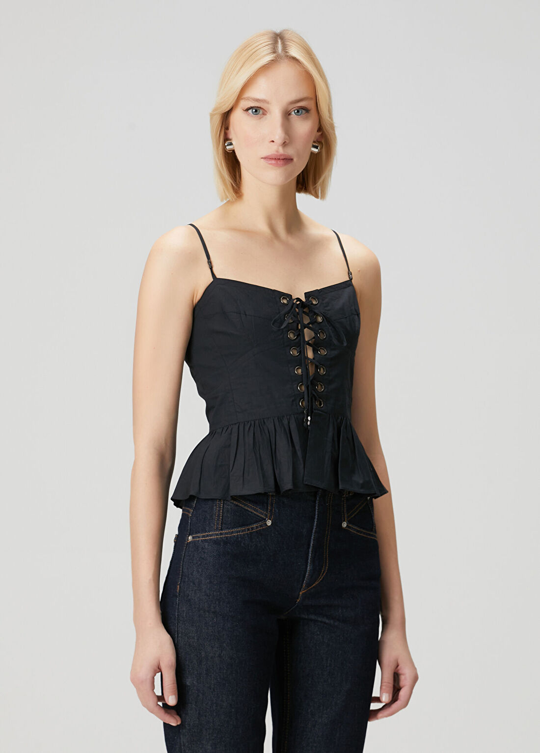Marant Etoile Dolma Siyah Bluz