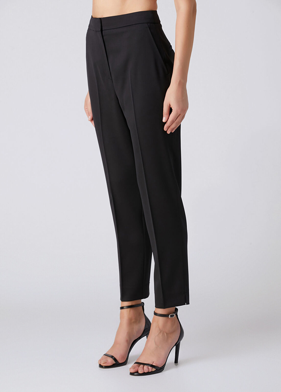 Beymen Collection Siyah Yünlü Cigarette Pantolon görsel 2