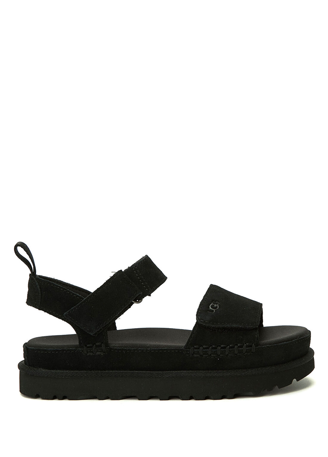 Ugg GoldenStar Siyah Kadın Deri Sandalet