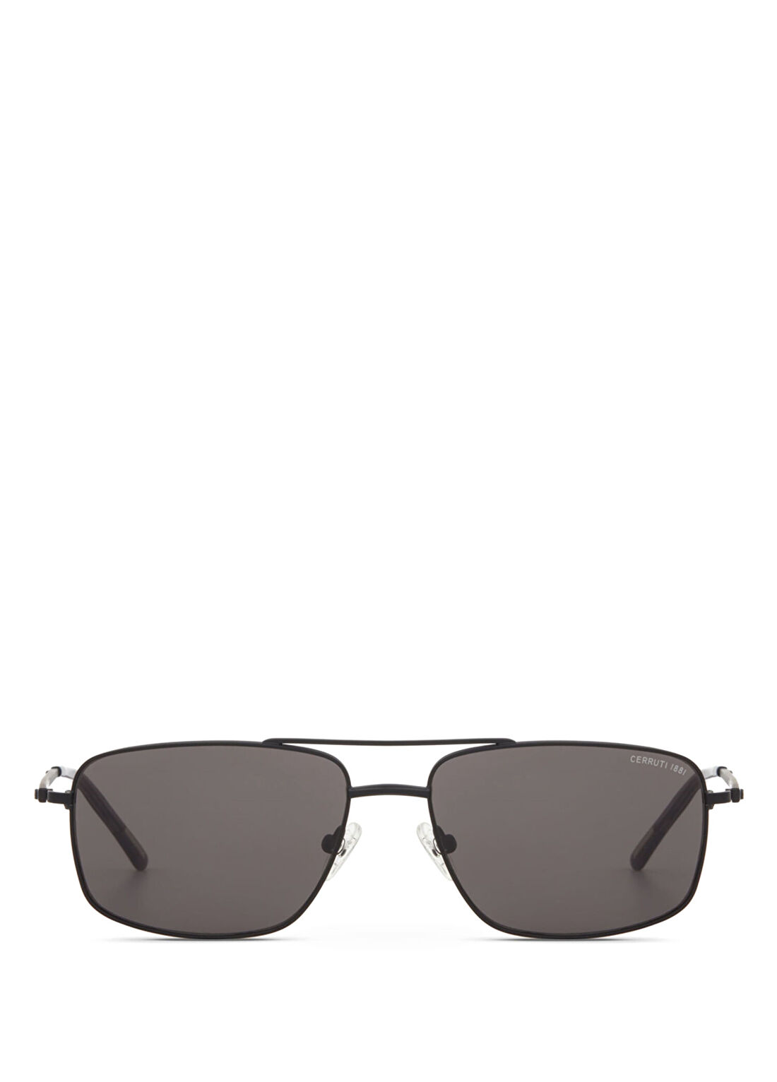 Cerruti 1881 CR 80049 C4 Dikdörtgen Mat Siyah Metal Erkek Güneş Gözlüğü