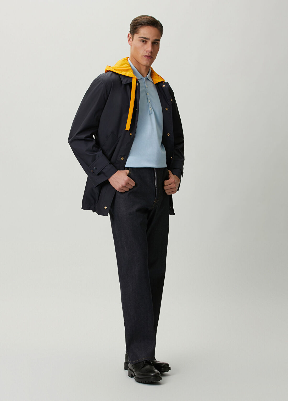 Thom Browne Lacivert Kapüşonlu Ceket görsel 2