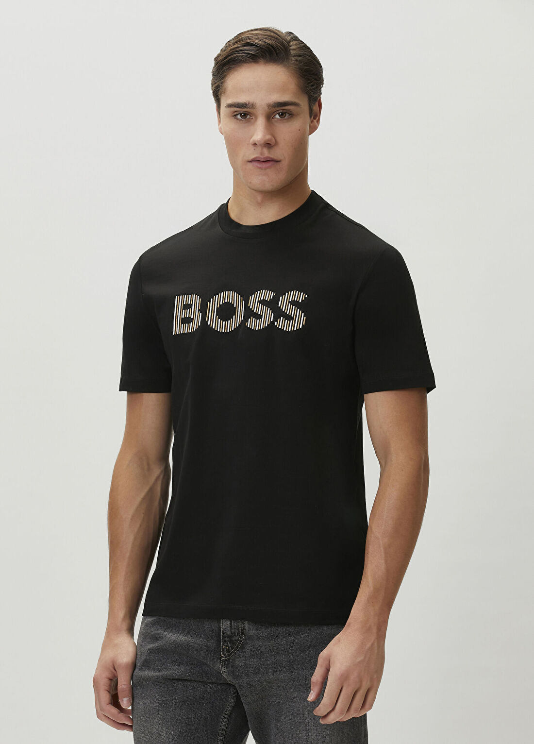 Boss Regular Fit Siyah T-shirt