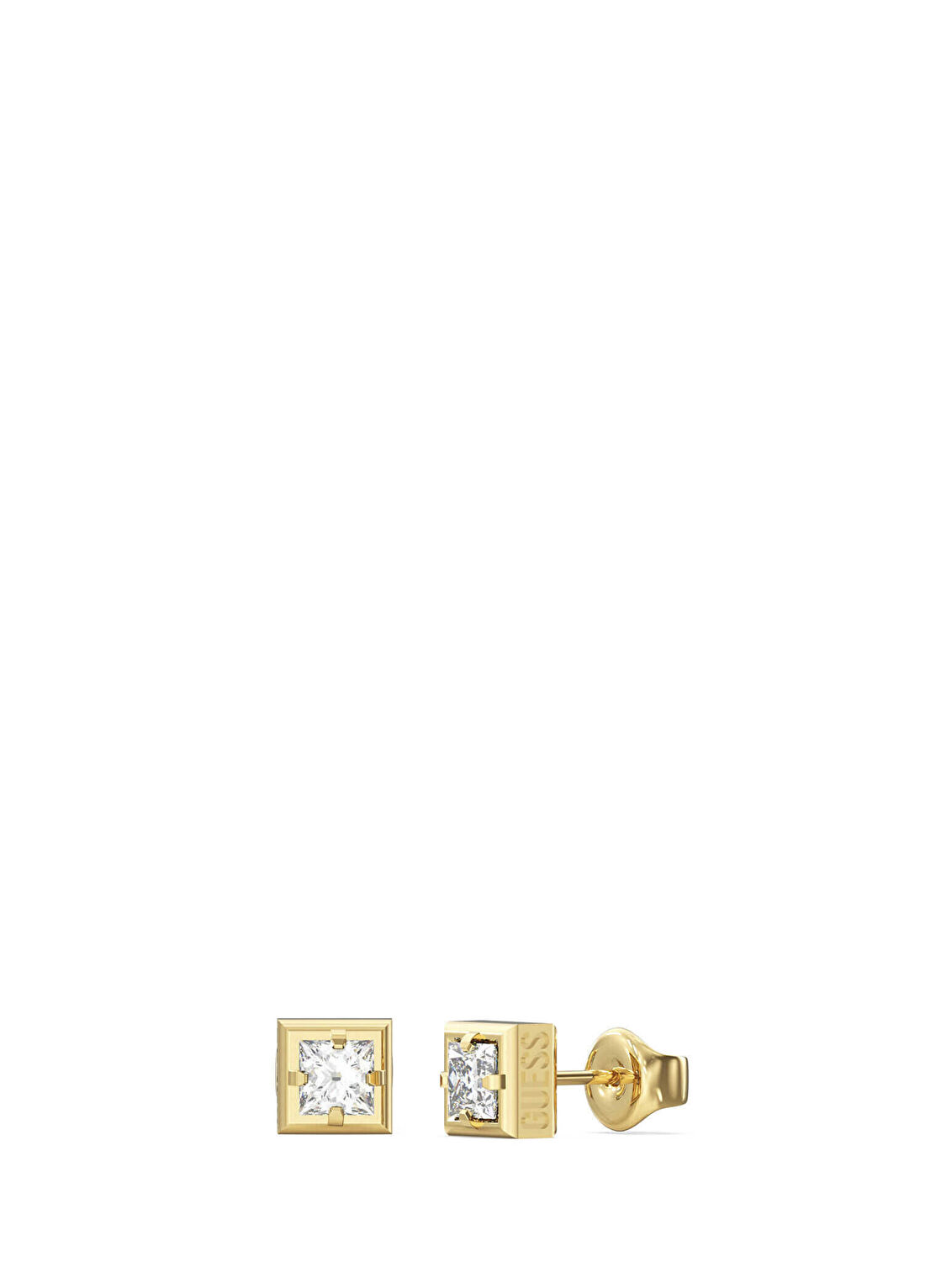 Guess JGUJUME06075JWYGTU Altın Rengi Çelik Erkek Küpe