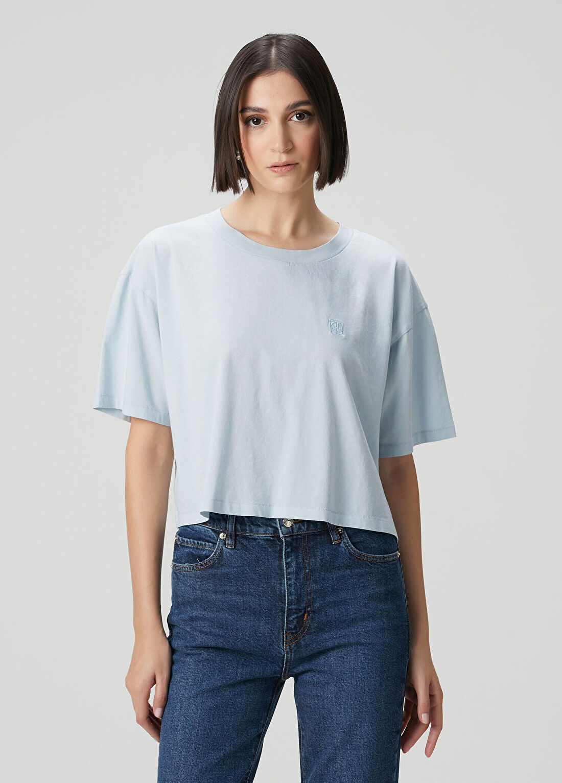 Anine Bing Açık Mavi T-shirt