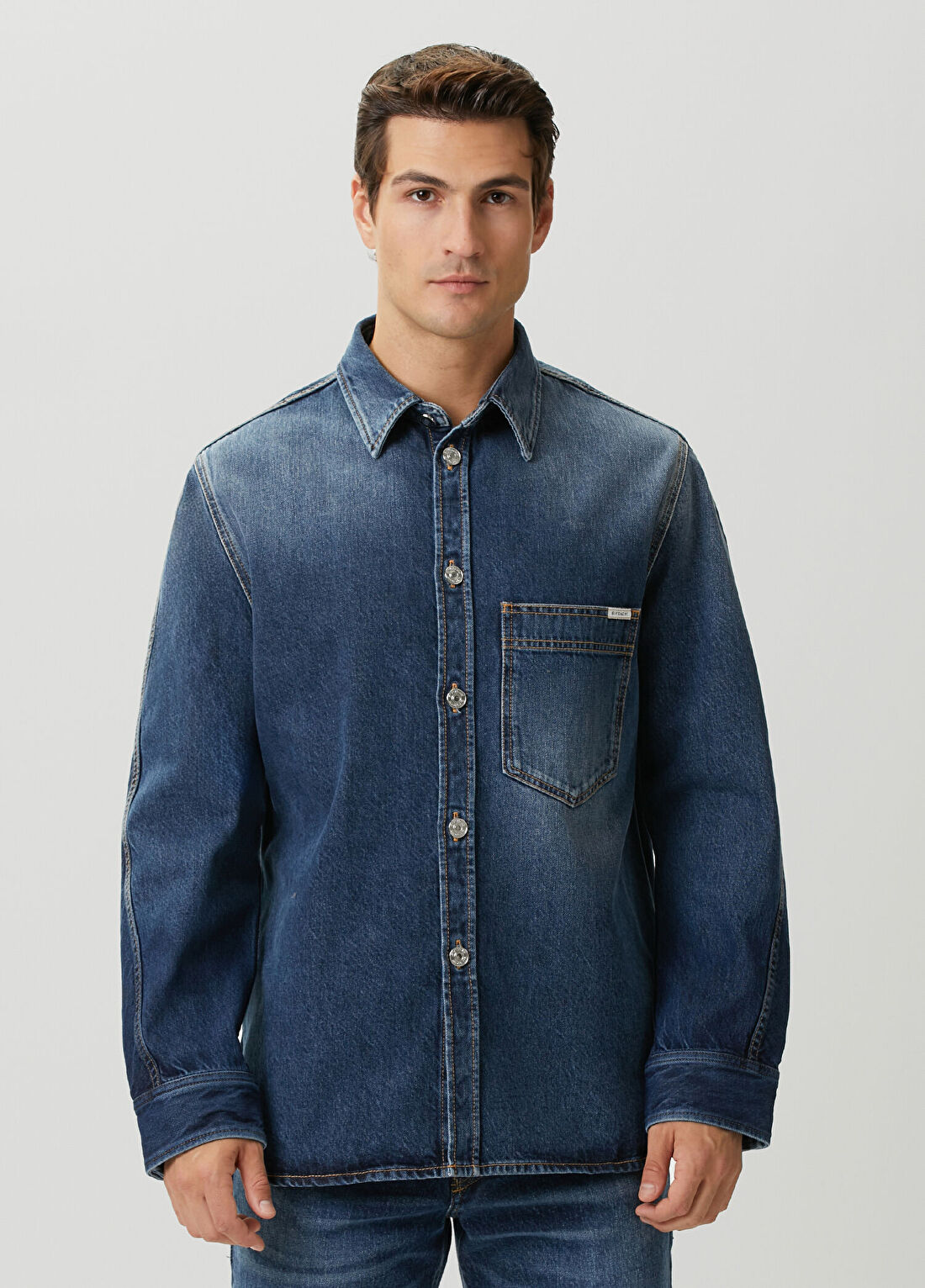 Givenchy Mavi Denim Gömlek