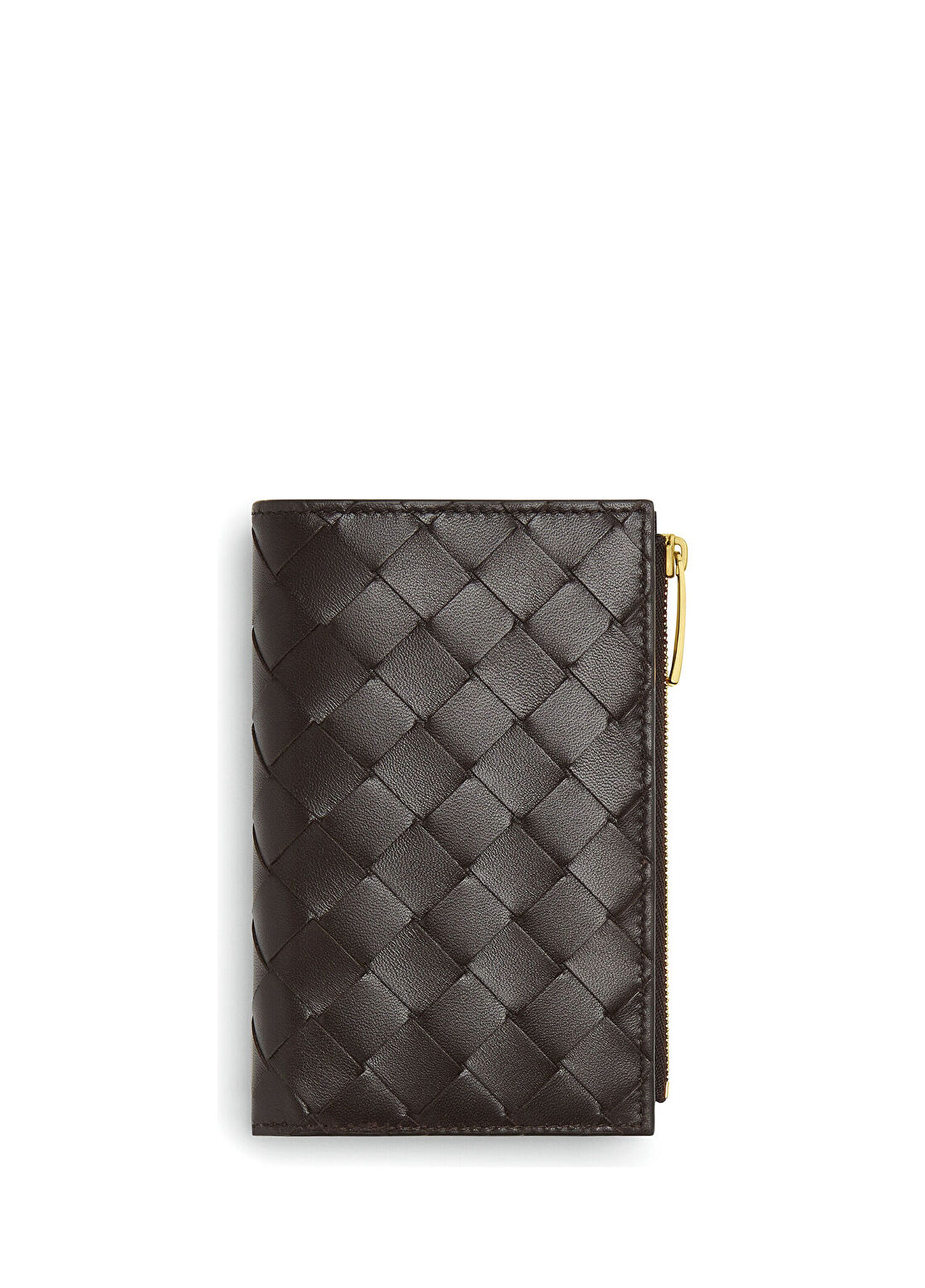 Bottega Veneta Medium Bi-Fold Kahverengi Kadın Deri Cüzdan