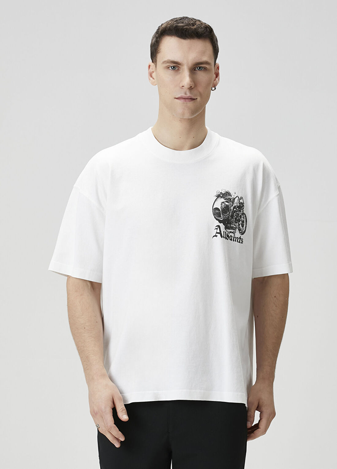 AllSaints Panhead Beyaz T-shirt