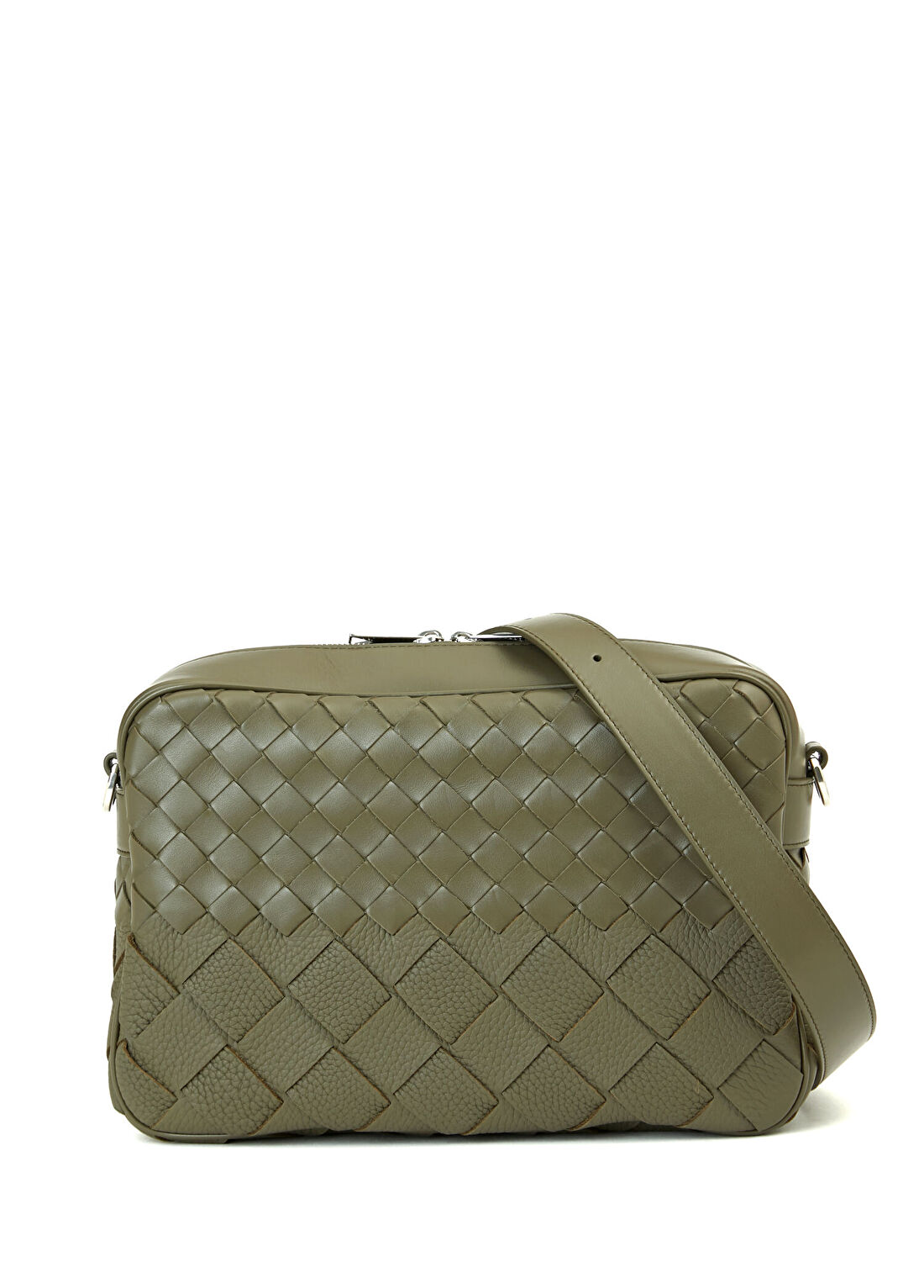 Bottega Veneta Haki Erkek Deri Çanta