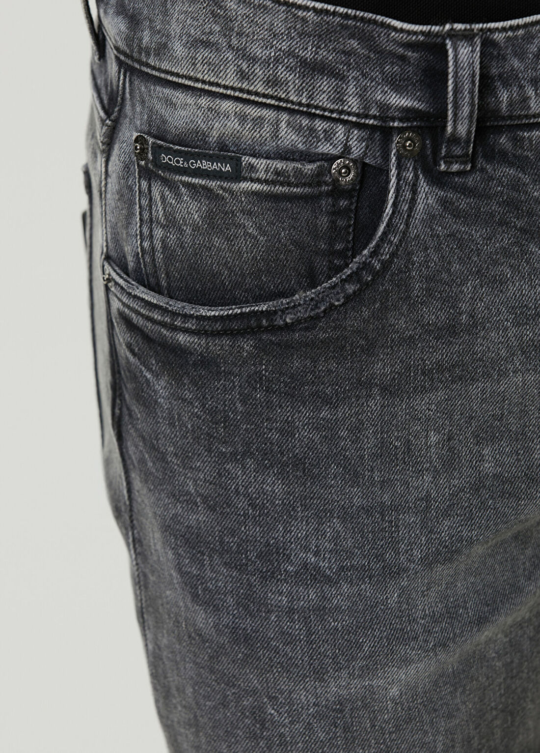 Dolce&Gabbana Gri Jean Pantolon görsel 4