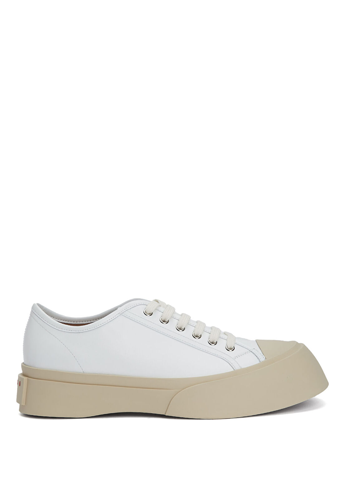 Marni Beyaz Erkek Deri Sneaker