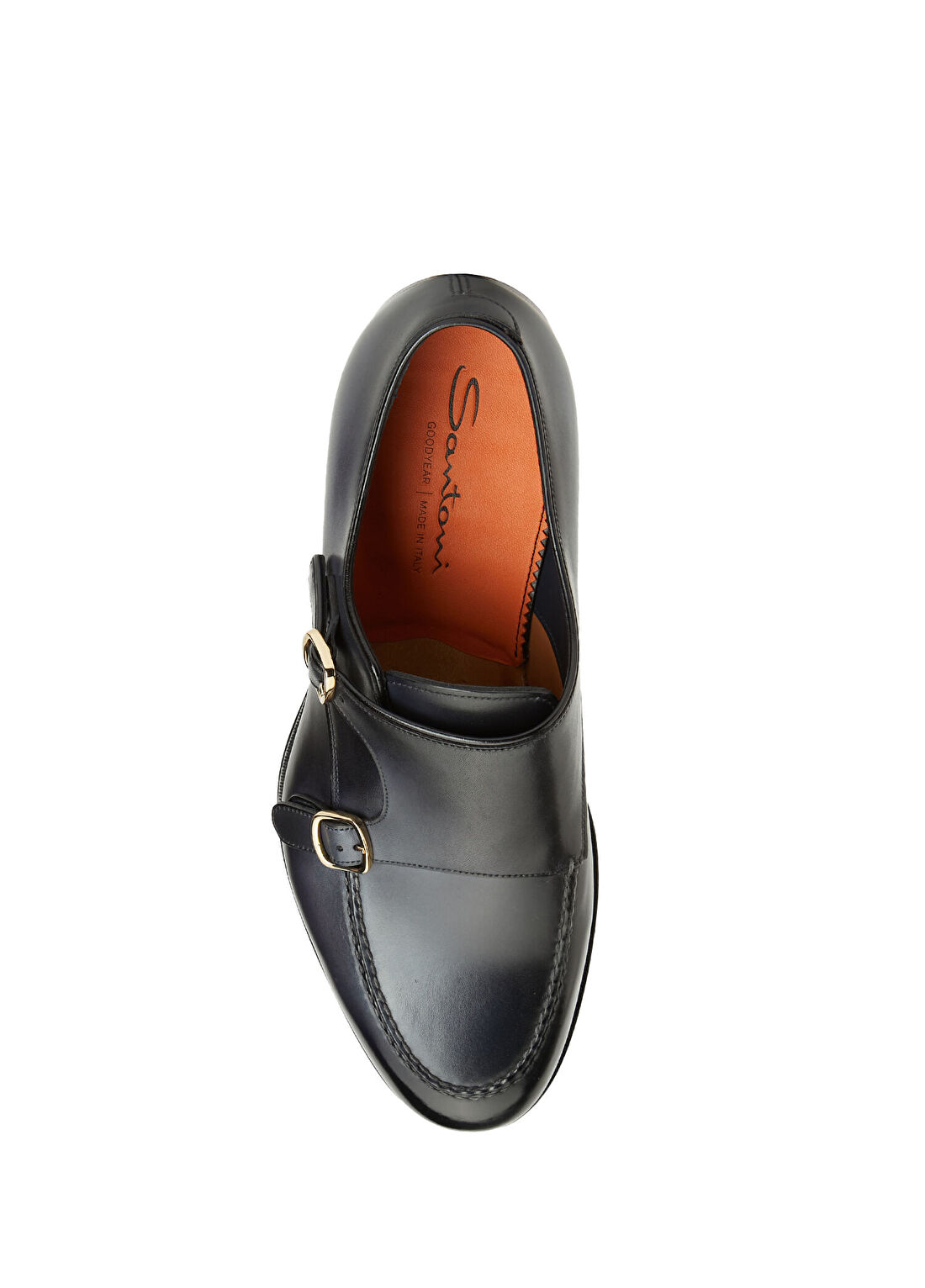 Santoni Lacivert Erkek Deri Ayakkabı görsel 4