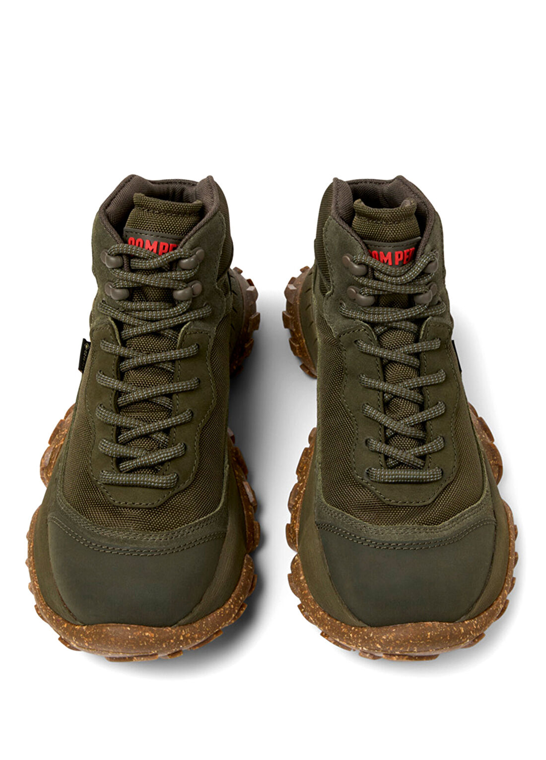 Camper Karst Trek Gore-Tex Yeşil Nubuk Erkek Kar Botu K300499-004 görsel 4