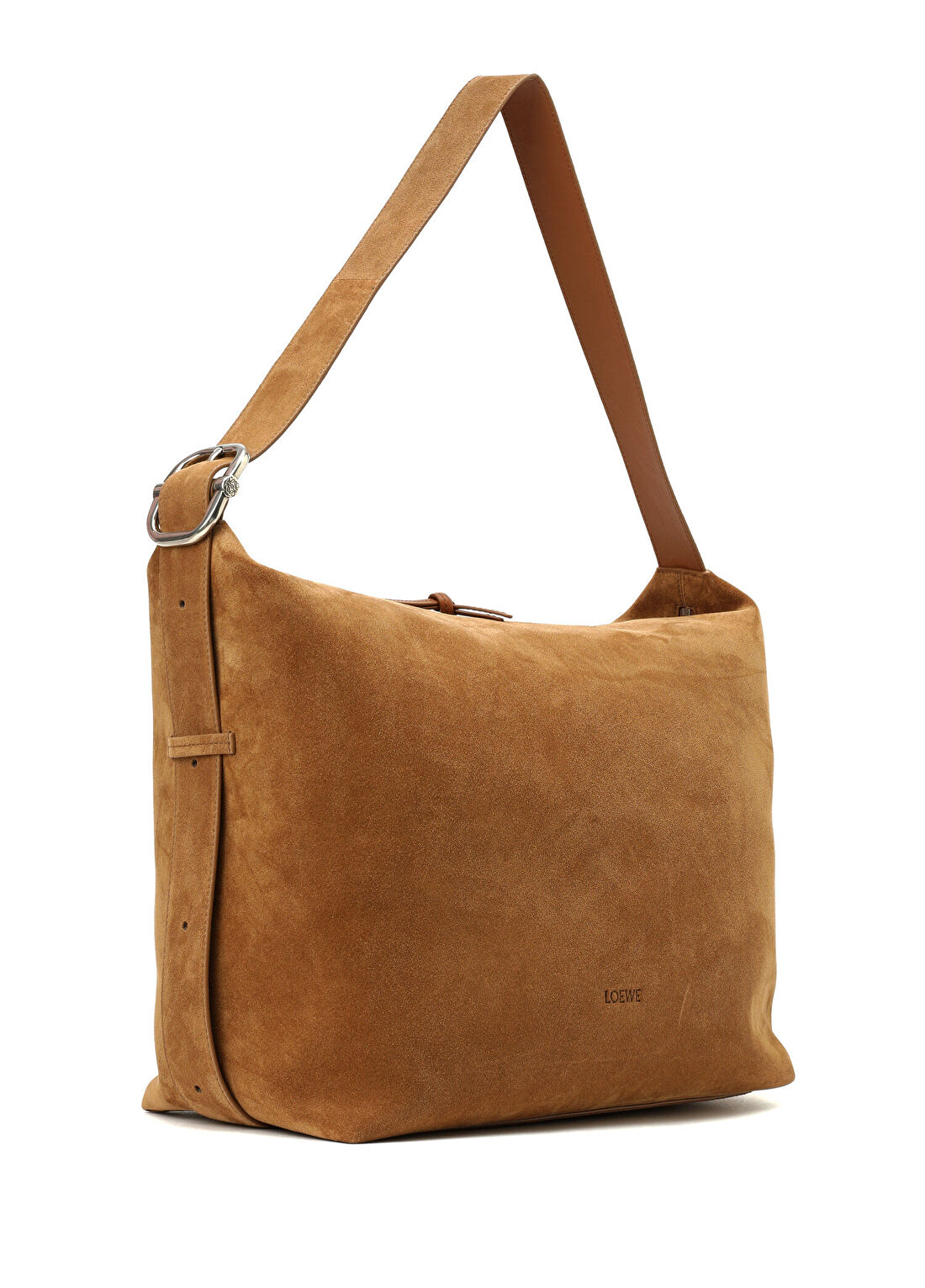 Loewe Loop Taba Erkek Süet Çanta görsel 2
