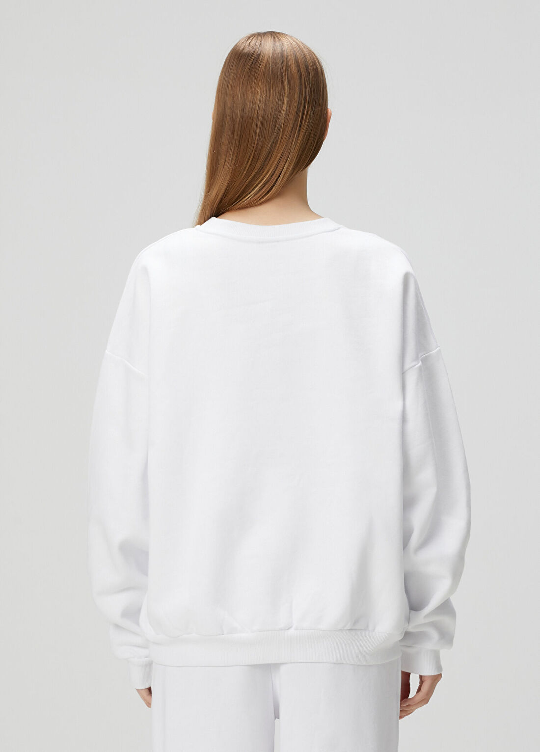 Jerf Aura Beyaz Sweatshirt görsel 4