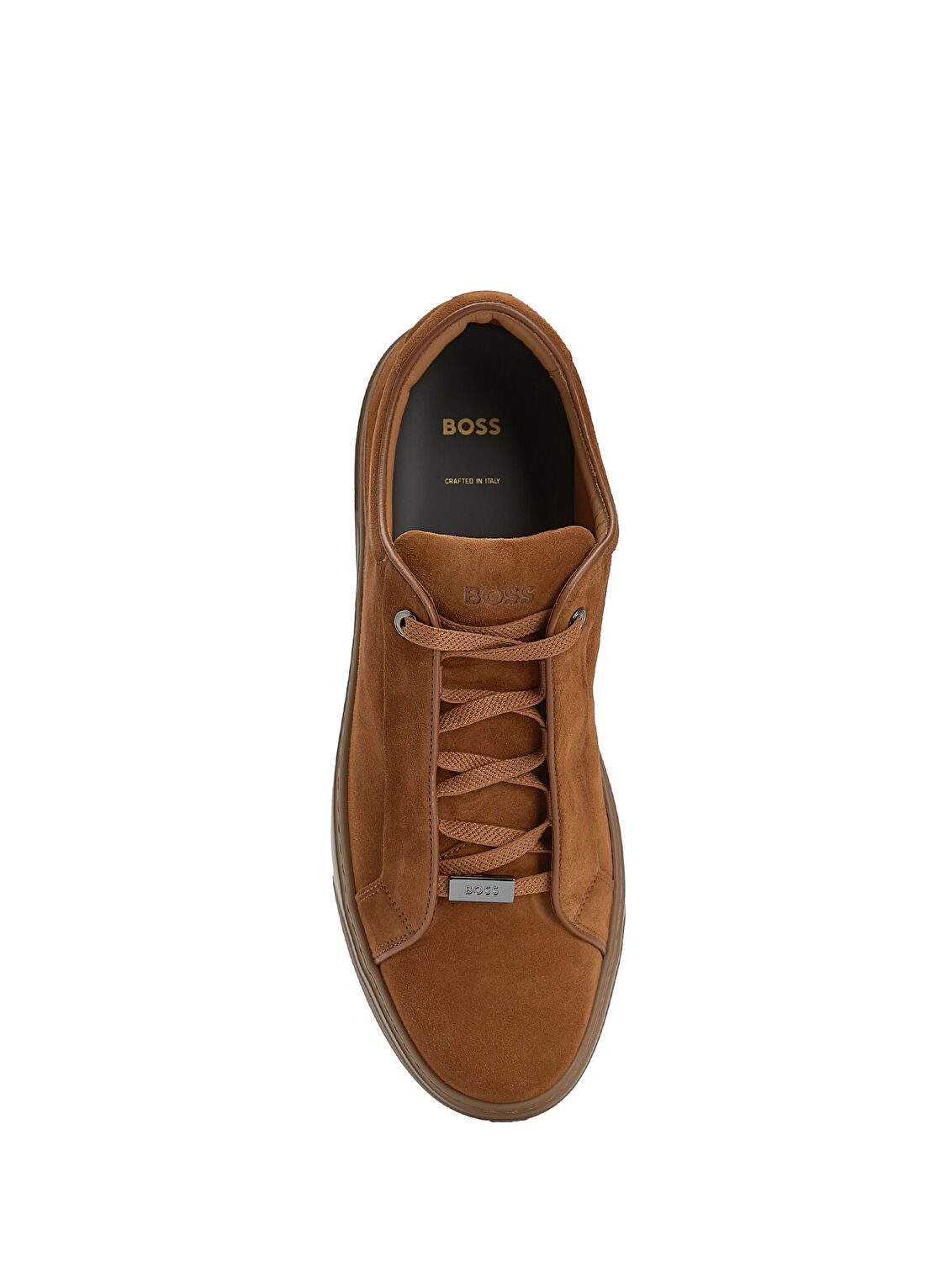 Boss Gary Kahverengi Erkek Süet Sneaker görsel 4