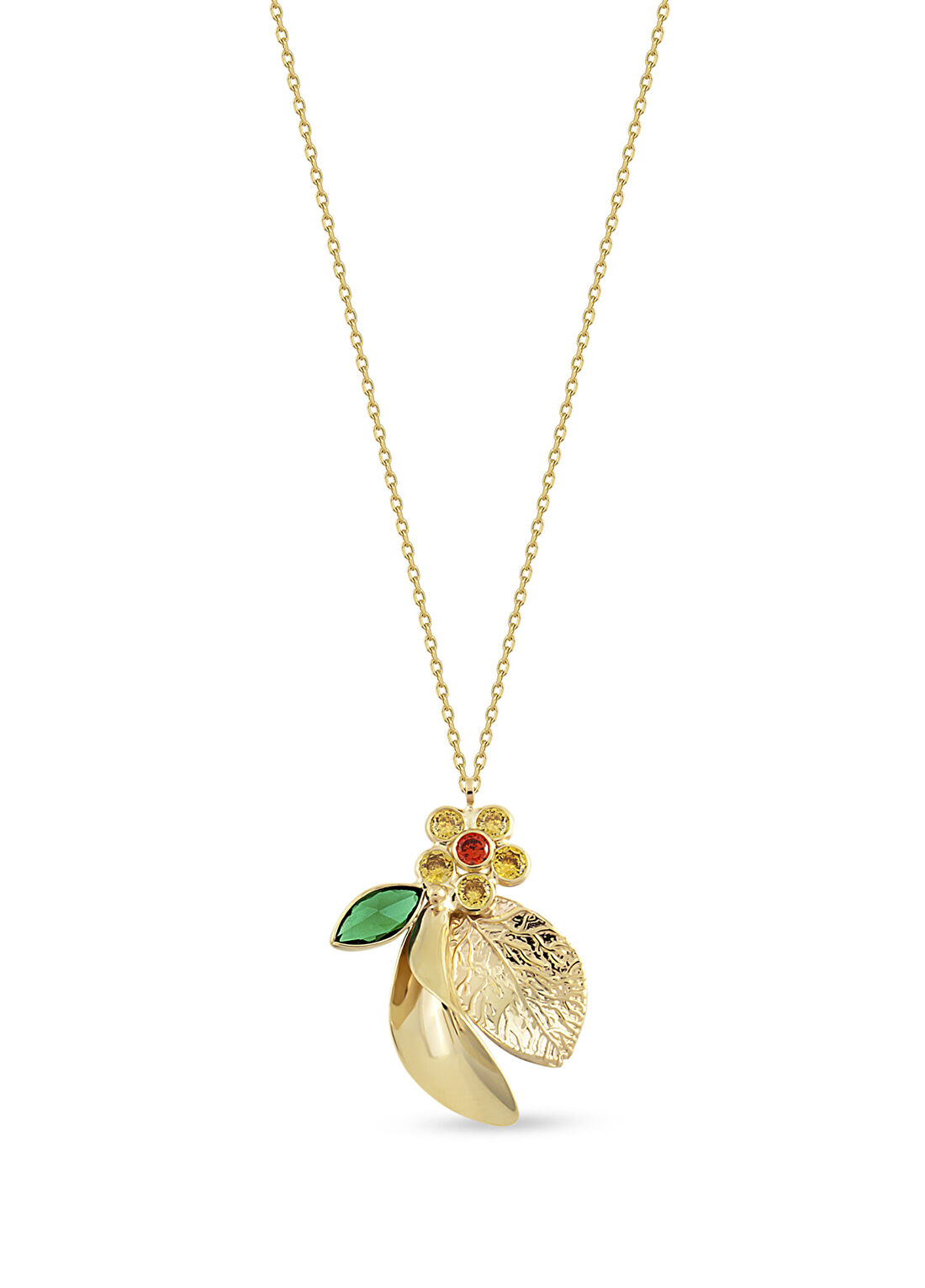 Orena Jewelry Blossom 14 Ayar Altın Kadın Kolye