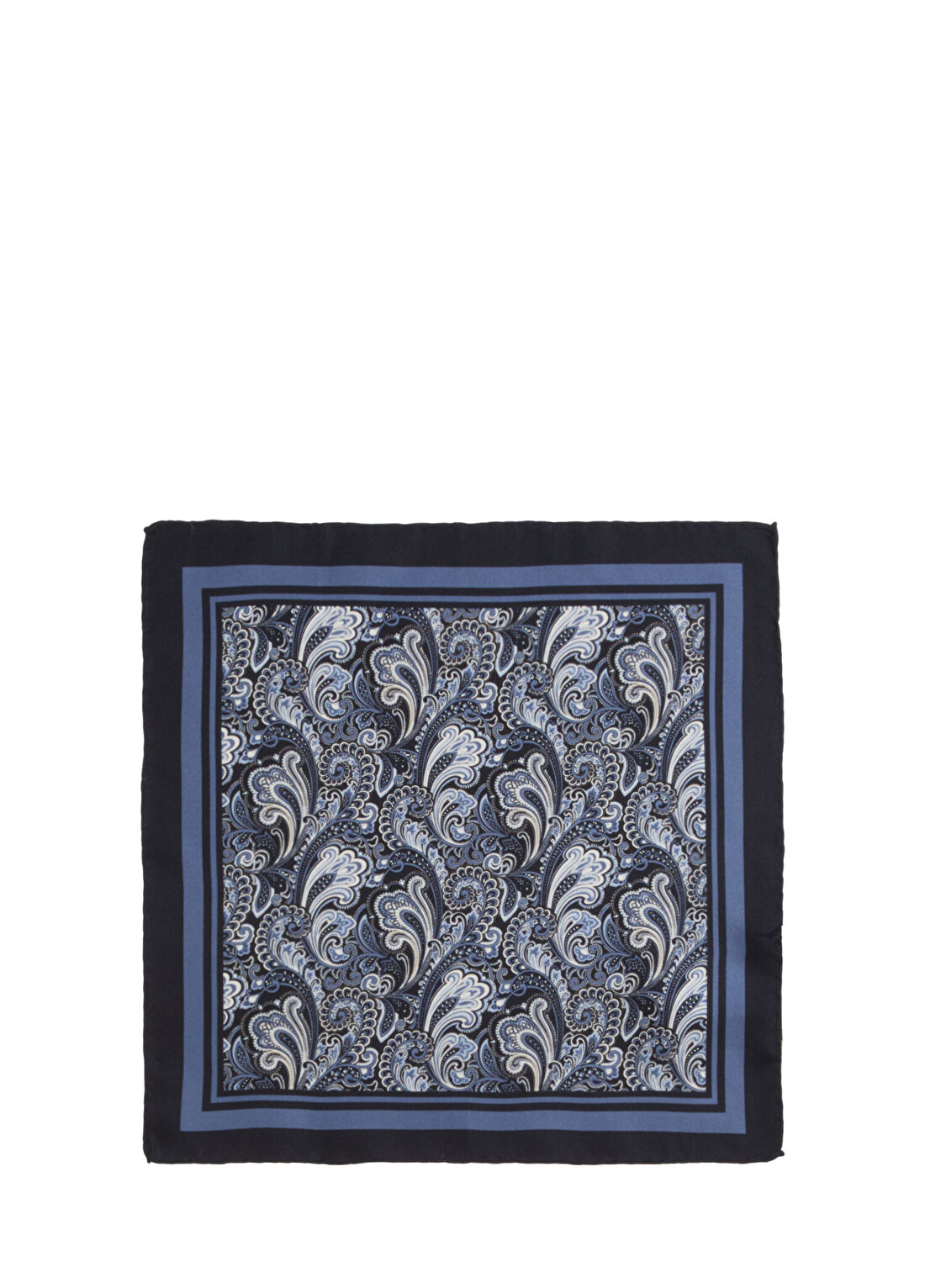 Beymen Collection Lacivert İpek Poşet Mendil