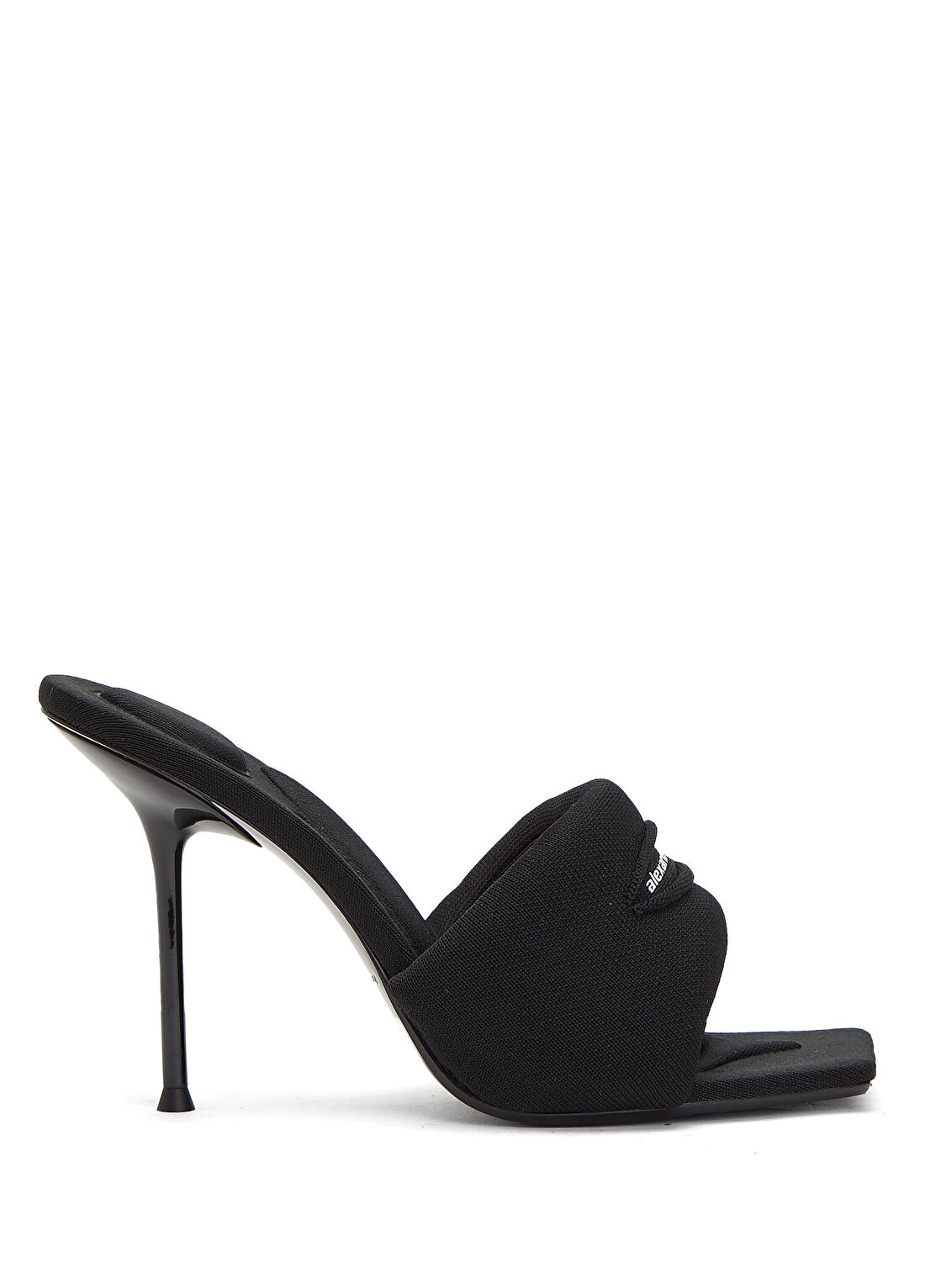 Alexander Wang Julie Slash Knit Siyah Kadın Terlik