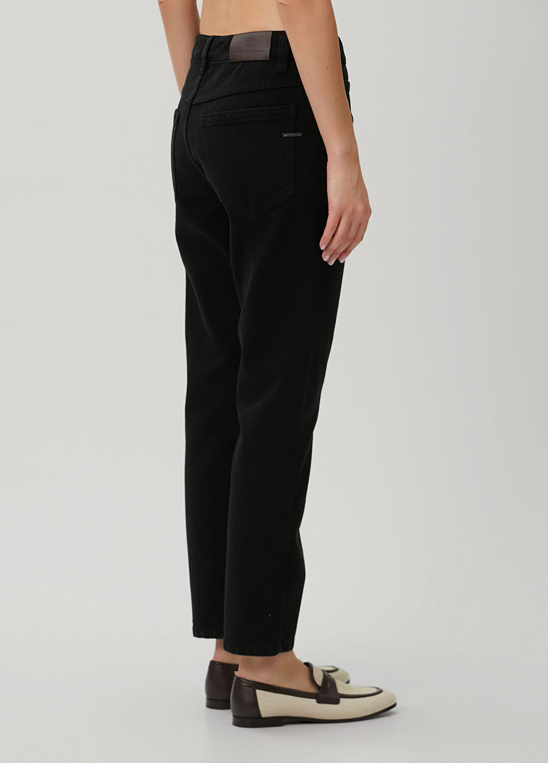 Brunello Cucinelli Siyah Pantolon görsel 4