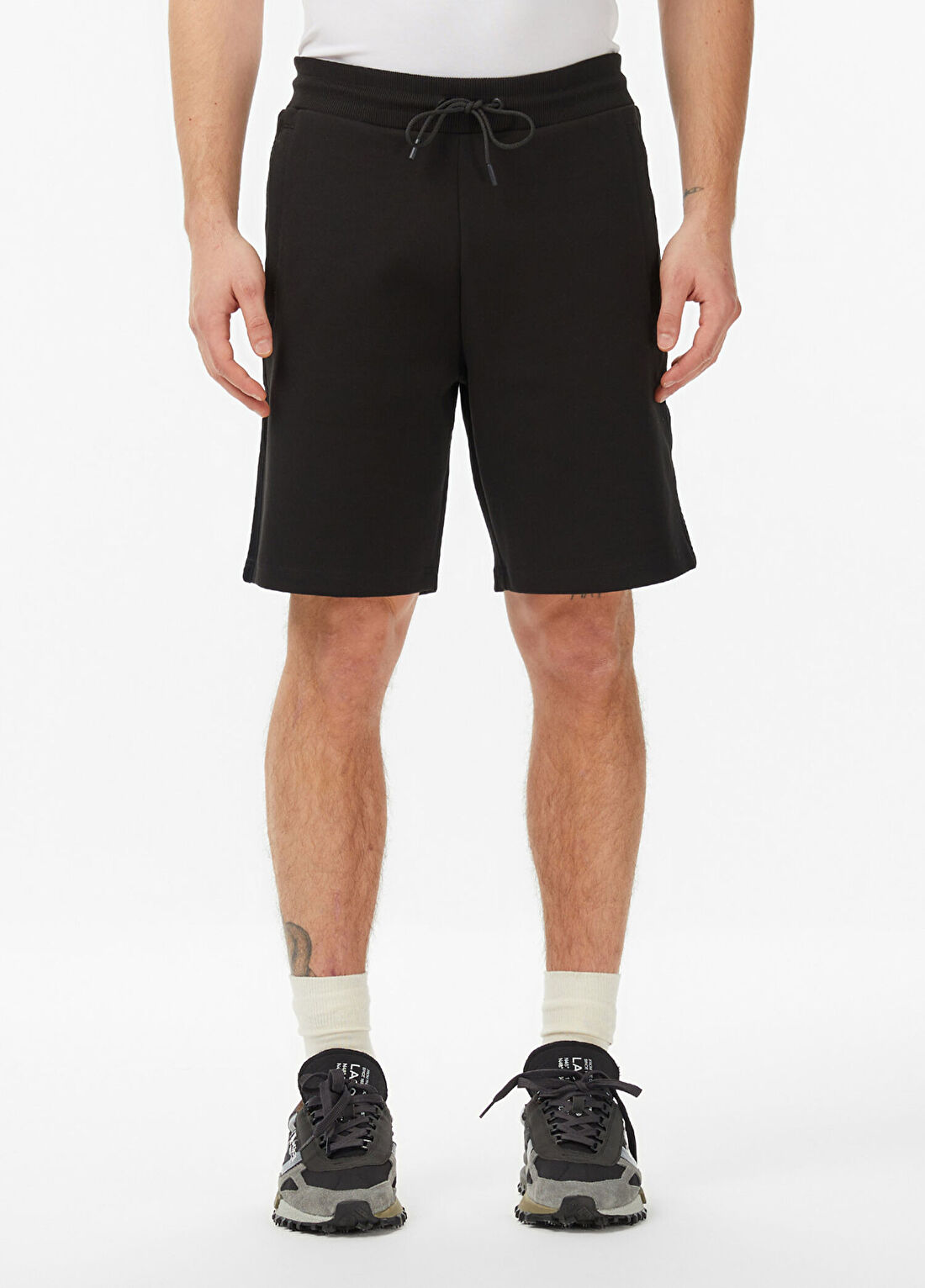 Lacoste Siyah Regular Fit Erkek Şort görsel 2