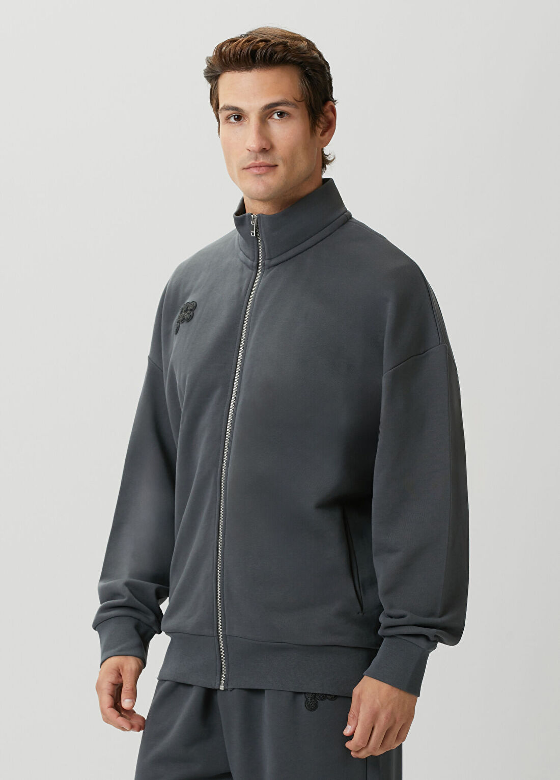 Pangaia Antrasit Sweatshirt görsel 3