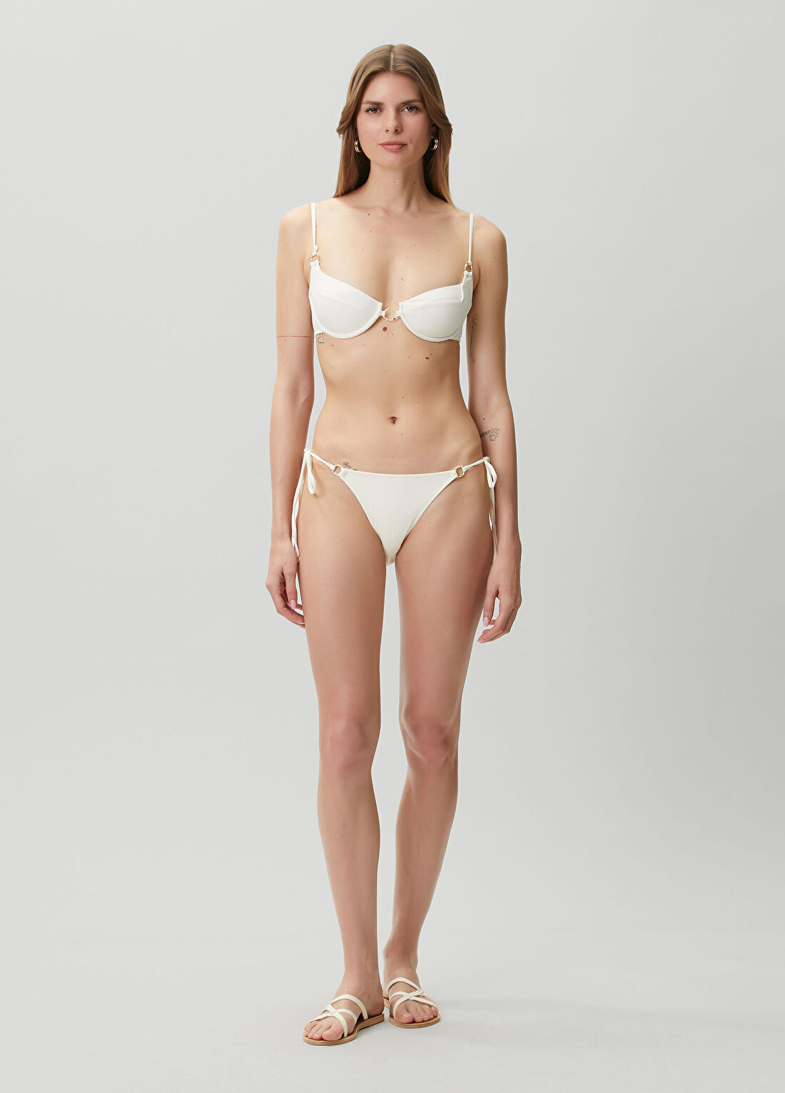 Movom Brida Beyaz Bikini Takımı