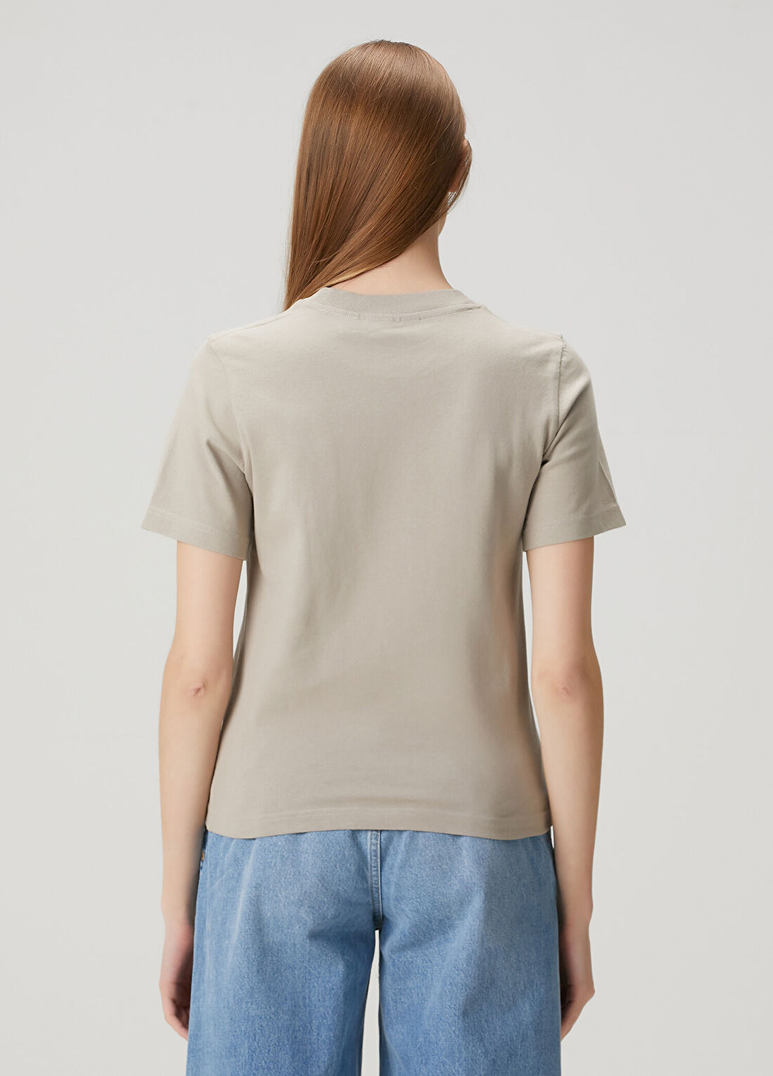 Axel Arigato Bubble Gri Logolu T-shirt görsel 4