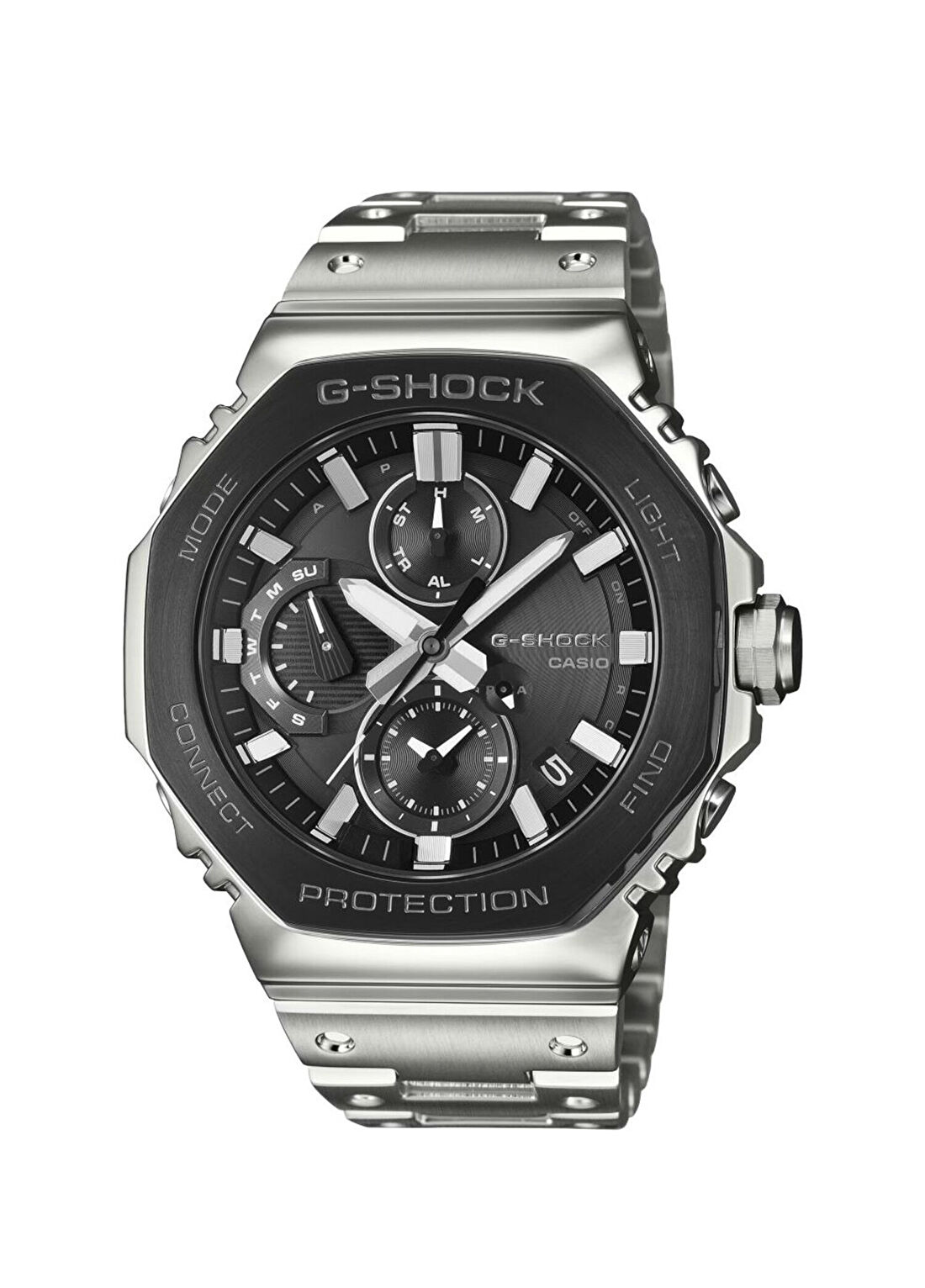 Casio GMC-B2100BT-1ADR Gri Çelik Erkek Kol Saati