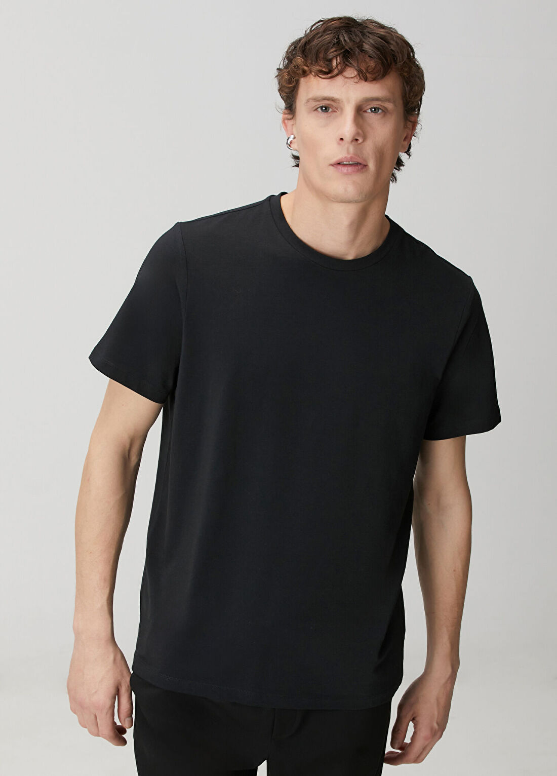 Academia Siyah Basic T-shirt görsel 2