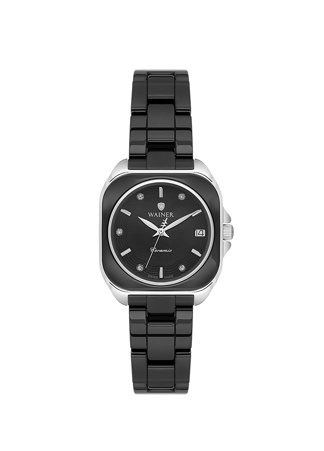 Wainer WA.18070-C Siyah Kadın Kol Saati