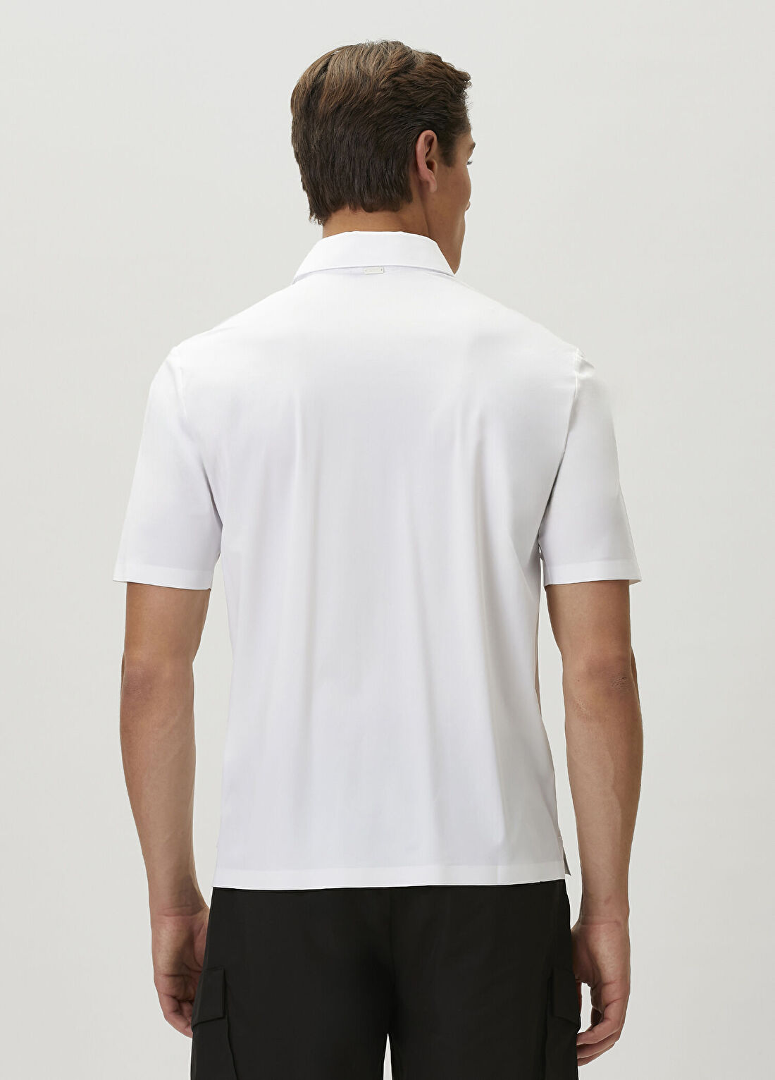 Herno Beyaz Polo T-shirt görsel 4