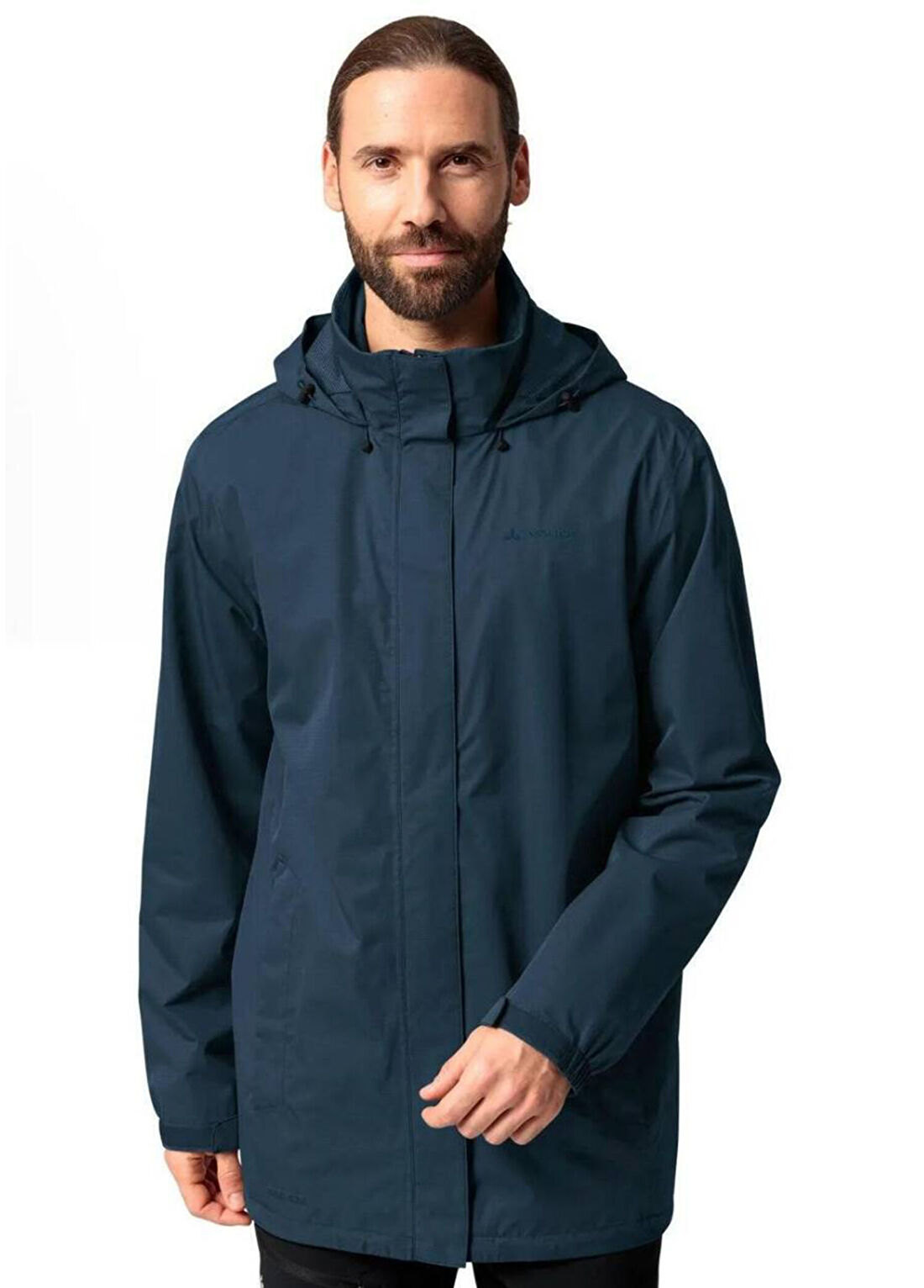 Vaude Escape Rain Mavi Kapüşonlu Erkek Parka görsel 3
