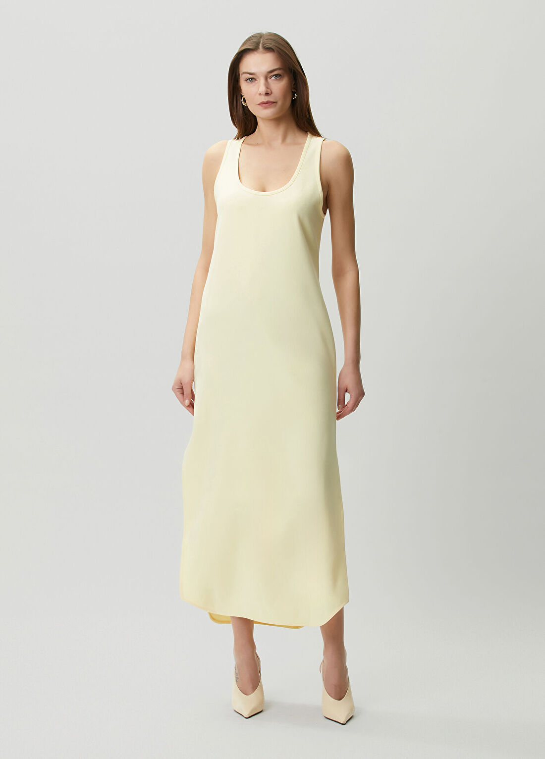Wardrobe Nyc Sarı Maksi Elbise