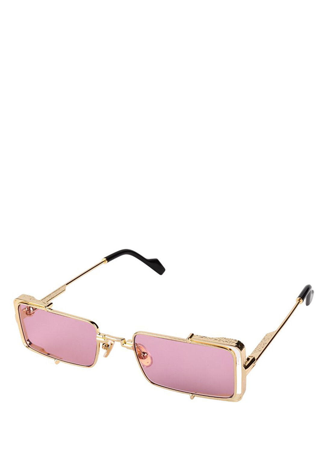 Original Vintage Sunglasses Twenties TW02 Gold-107 Altın Rengi Metal Unisex Güneş Gözlüğü