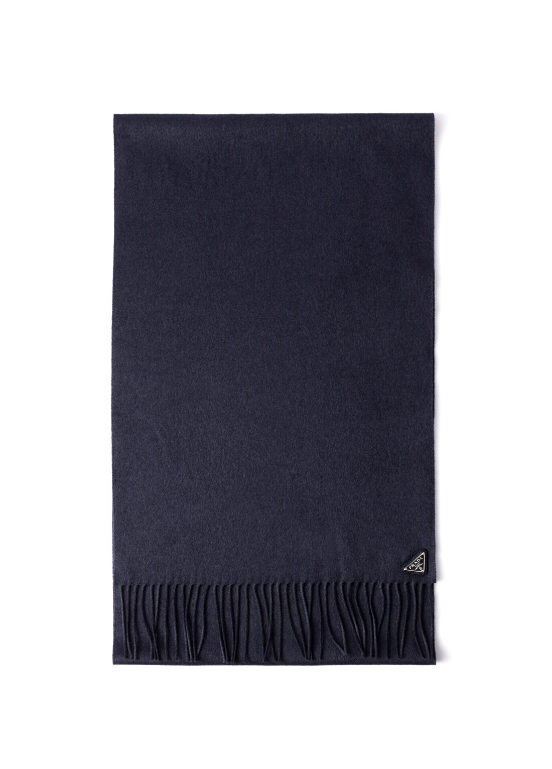 Prada İpek ve Kaşmir Mavi Atkı