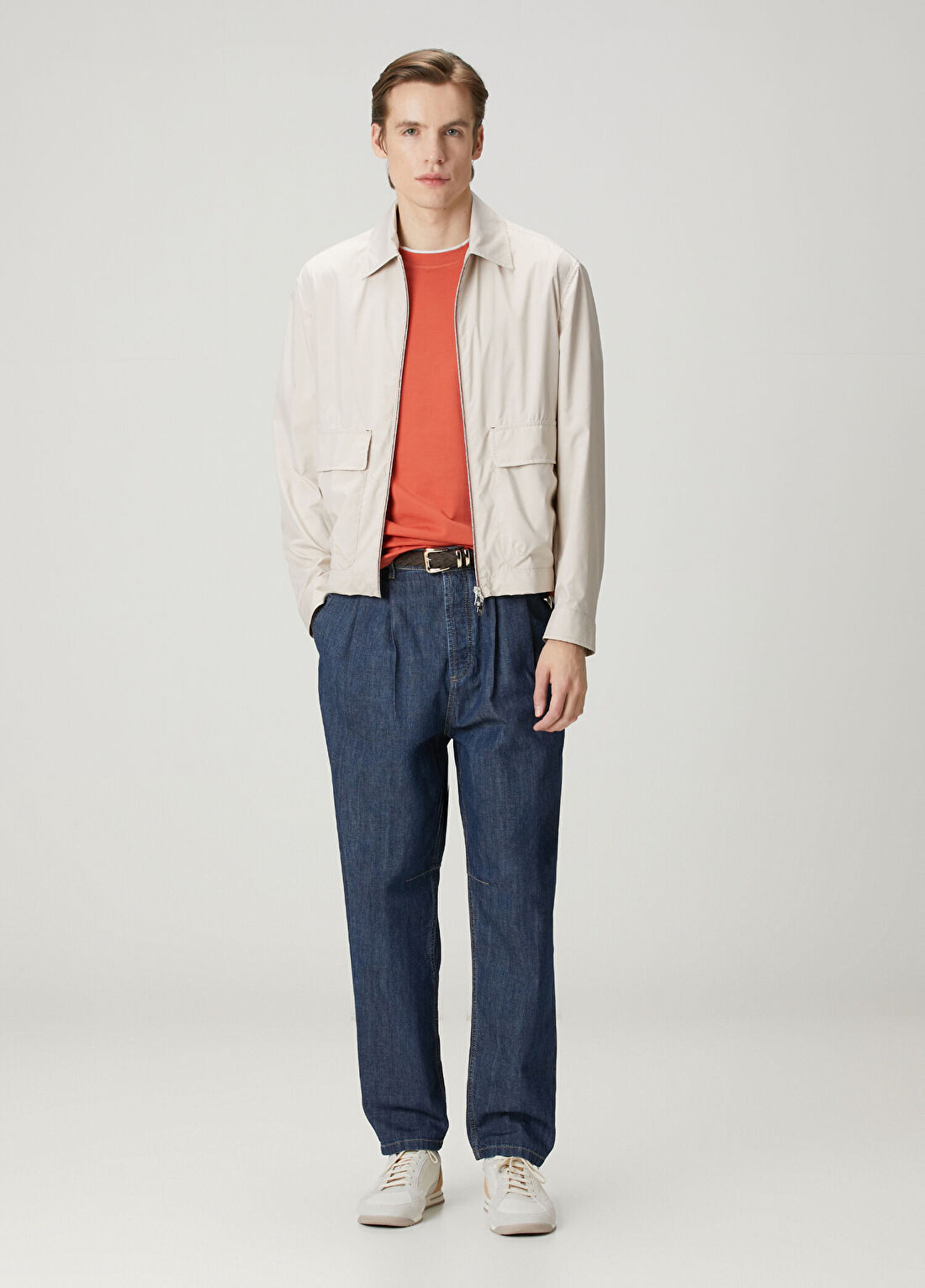 Brunello Cucinelli Açık Turuncu T-shirt görsel 2