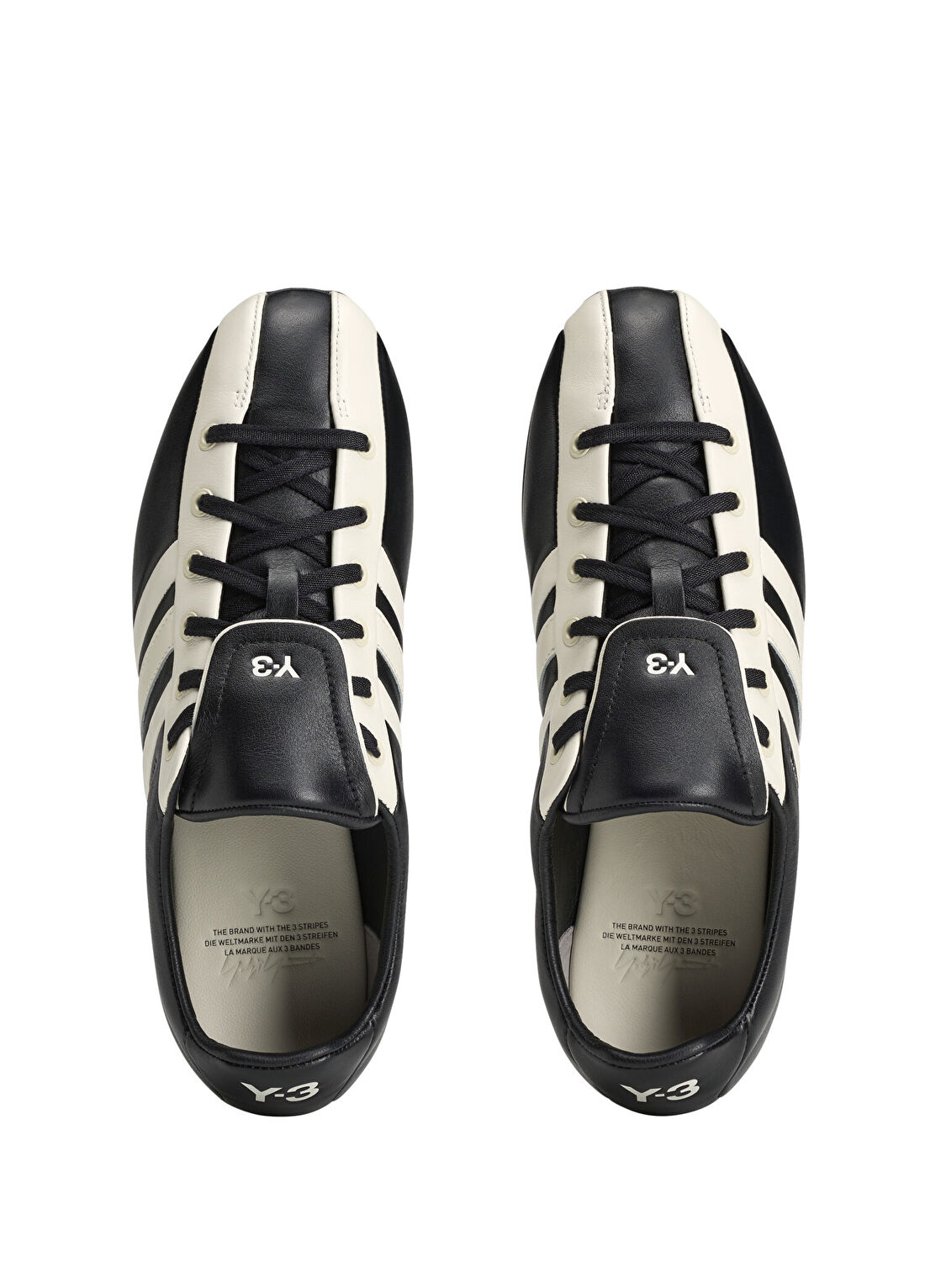 Y-3 Field Siyah Erkek Deri Sneaker görsel 3