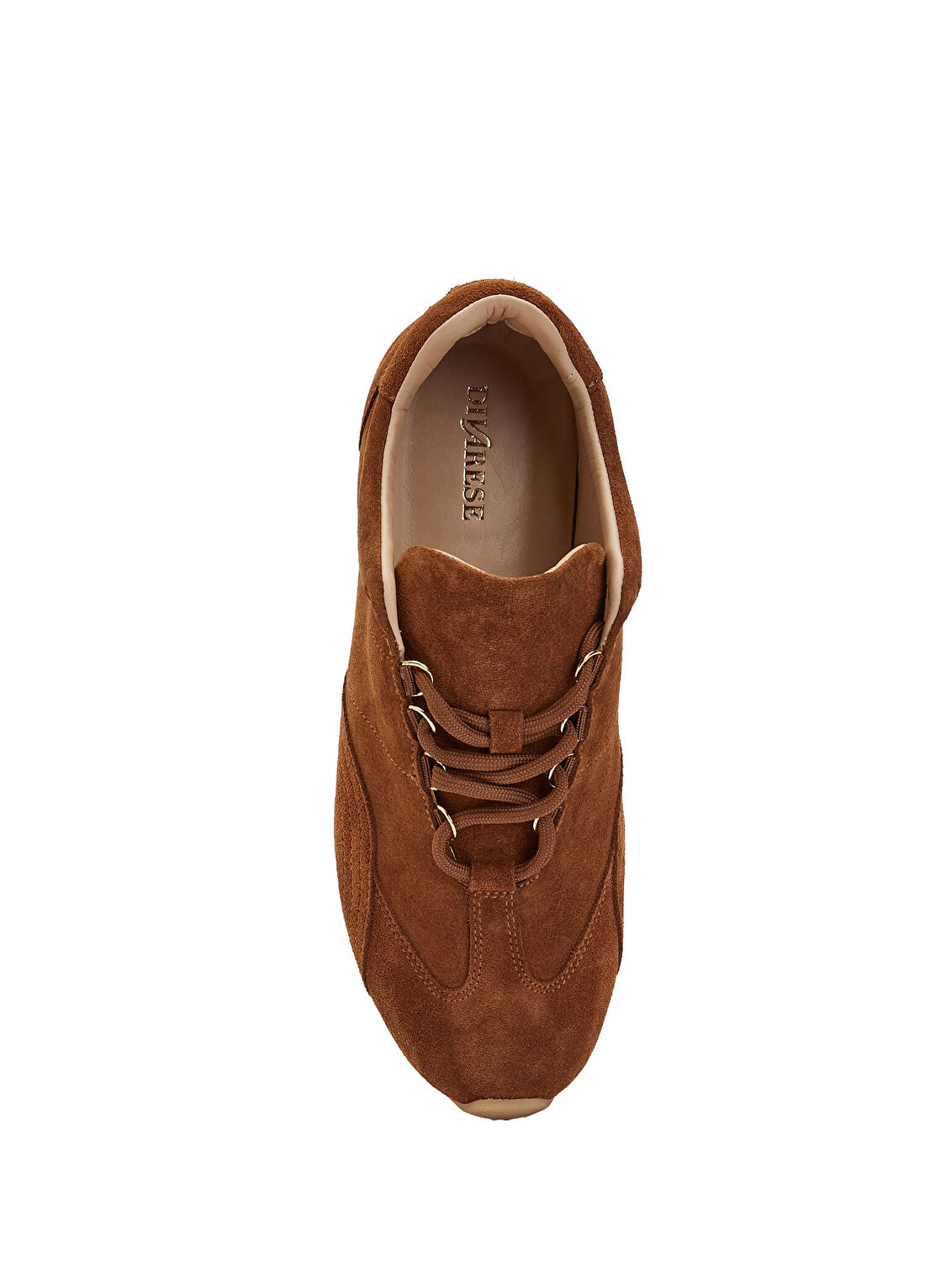 Divarese Tütün Kadın Deri Sneaker görsel 4