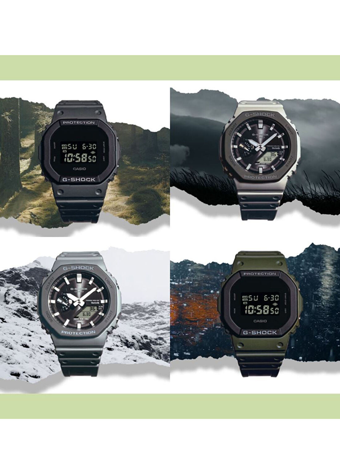 Casio G-Shock GA-B2100LUU-5ADR Krem Silikon Erkek Kol Saati görsel 4