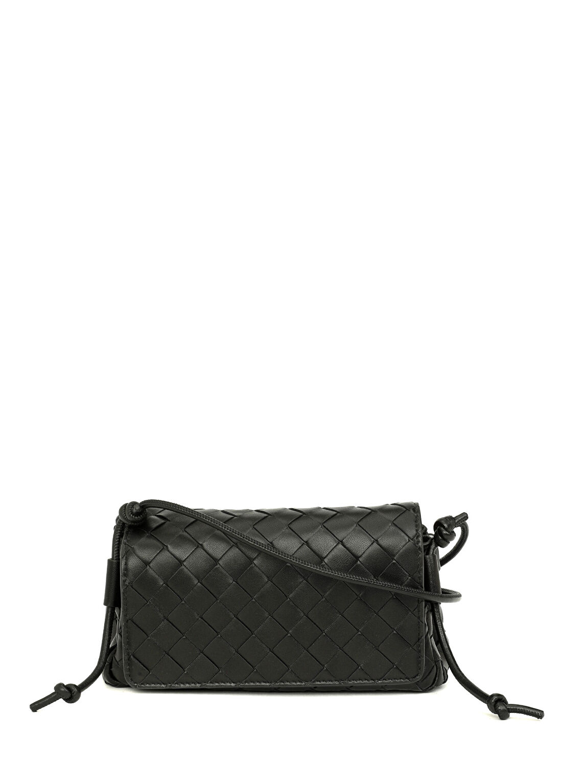 Bottega Veneta Notturno Siyah Kadın Deri Çapraz Çanta